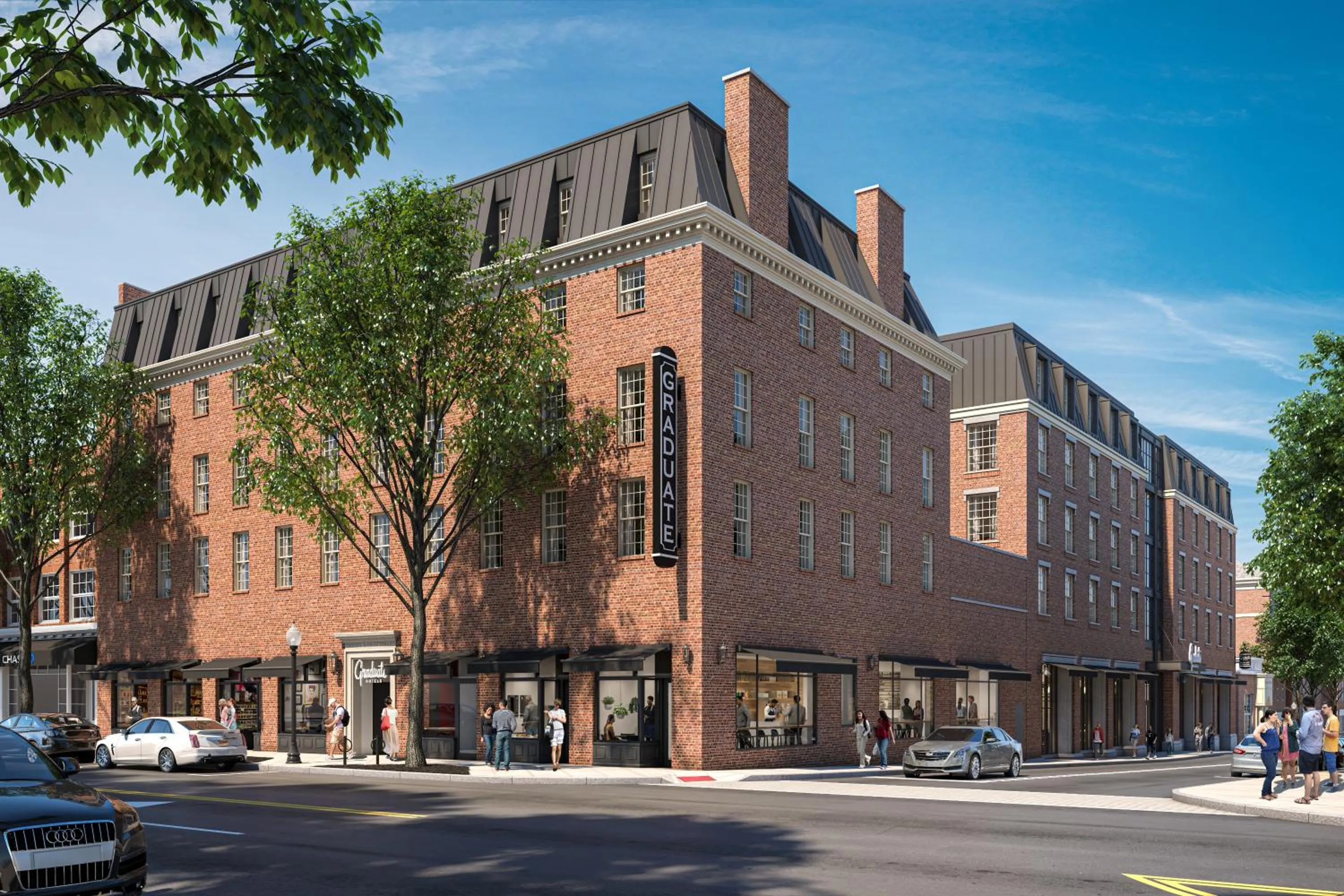 Property building in Graduate by Hilton Princeton