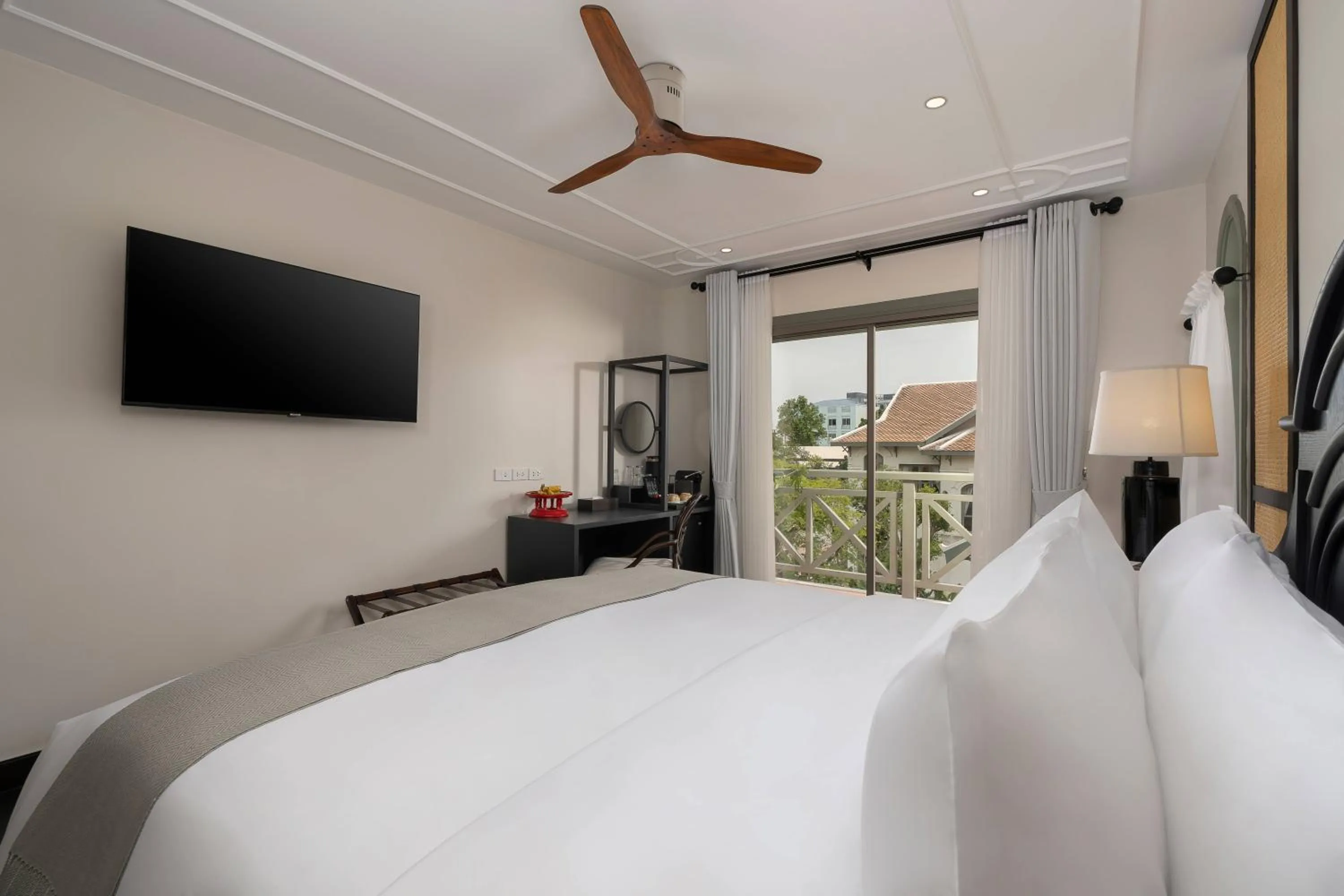 Bedroom, Bed in Souphattra Heritage Vientiane