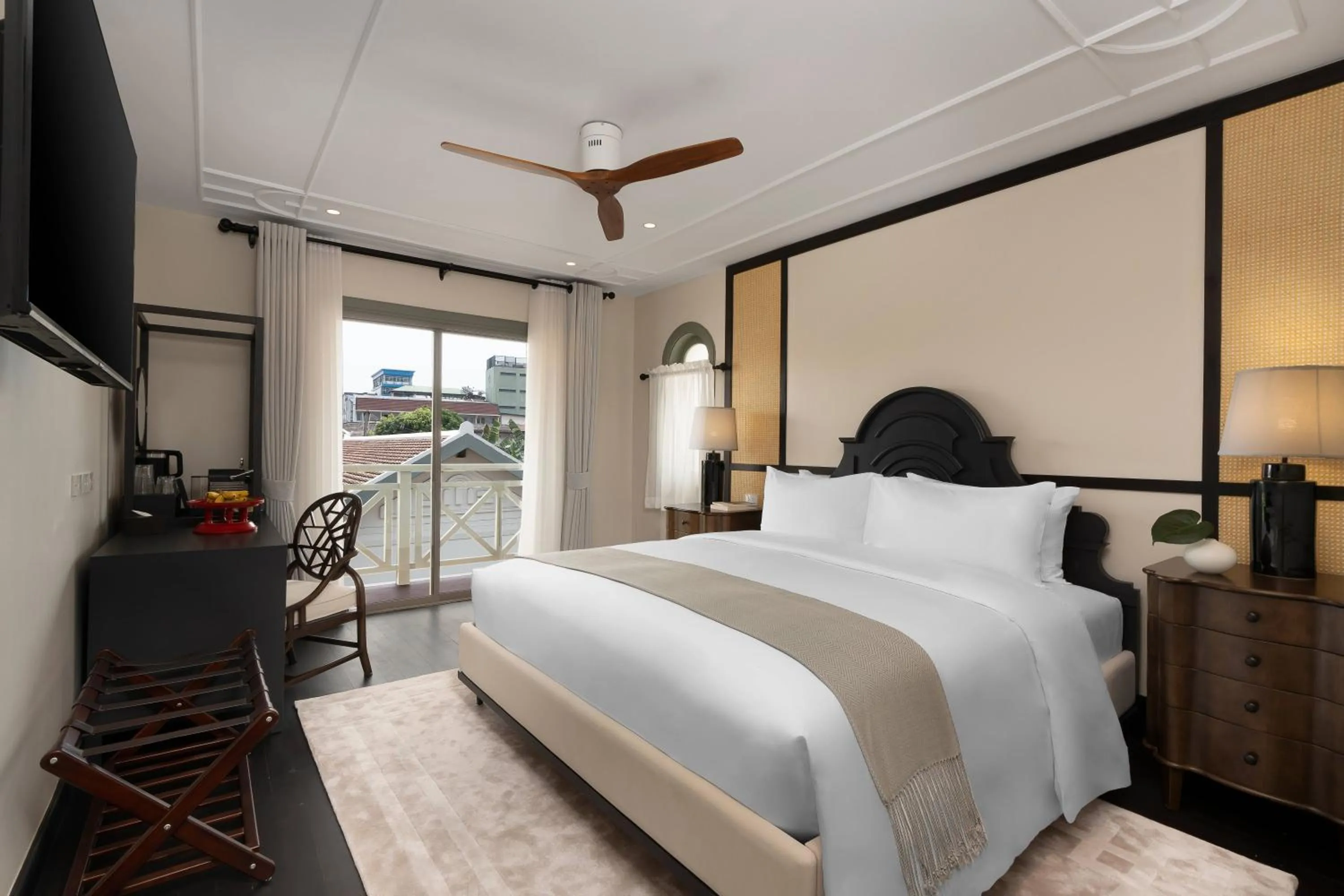 Bedroom, Bed in Souphattra Heritage Vientiane