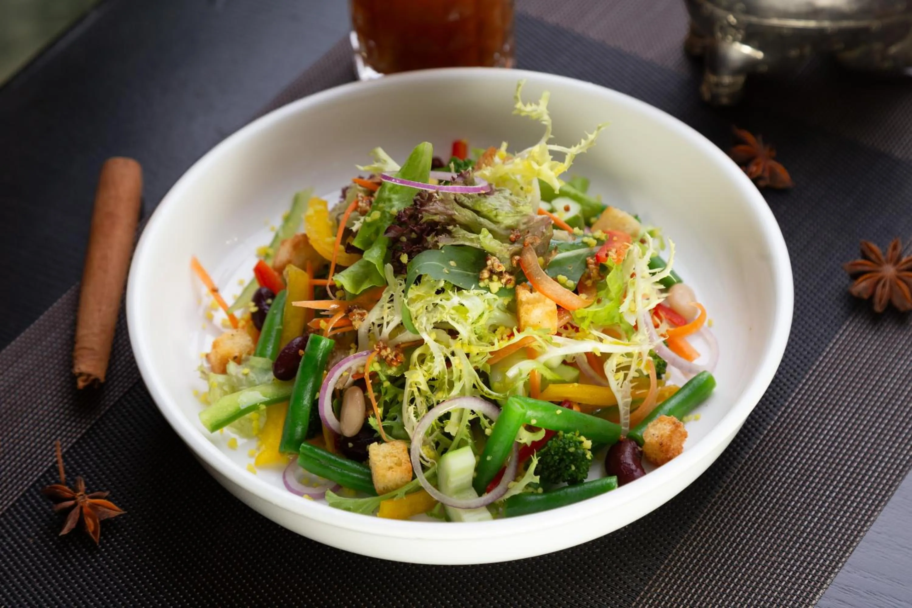 Food close-up in Caravan Hotel by EHM