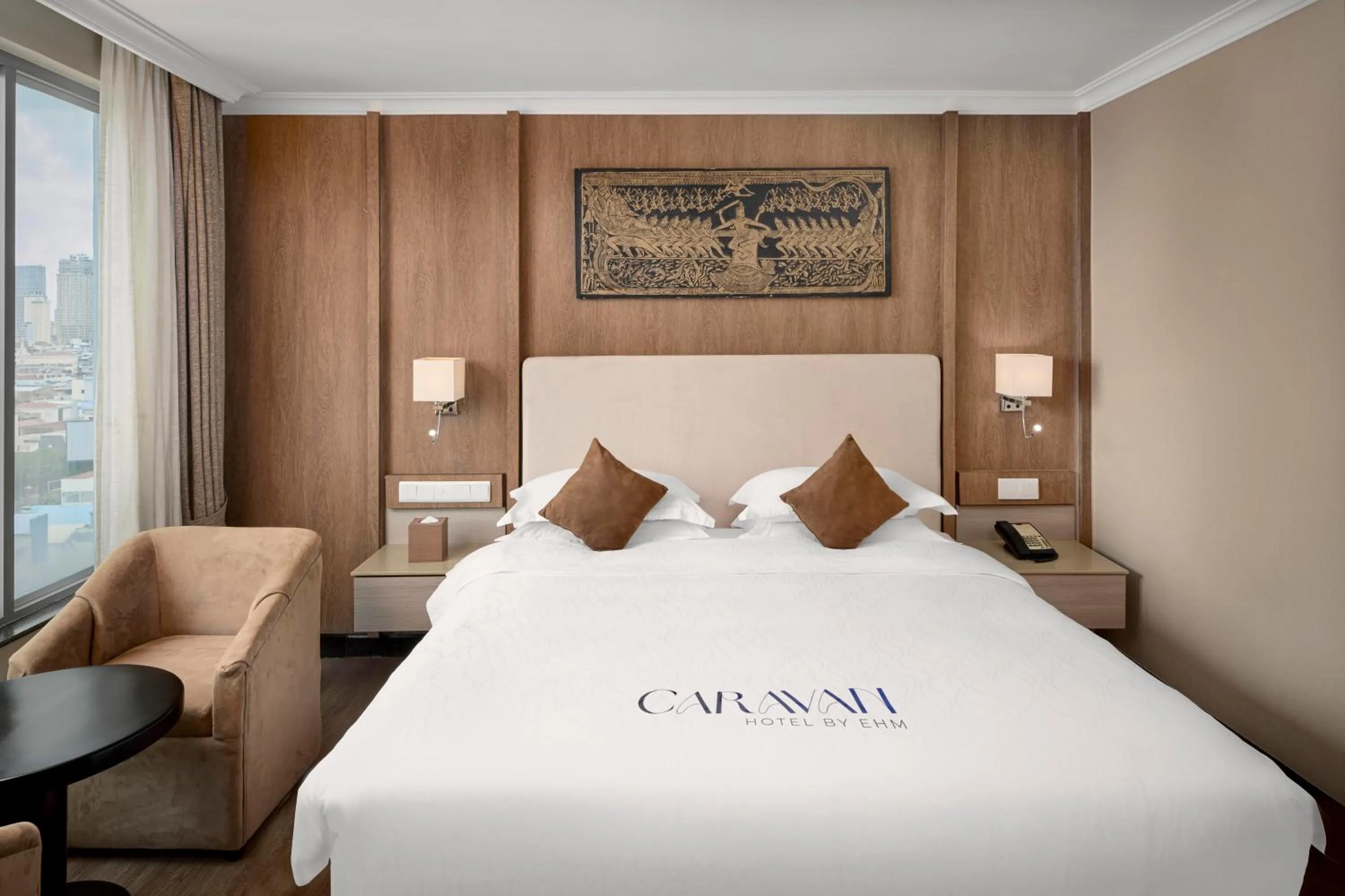 Bed in Caravan Hotel by EHM