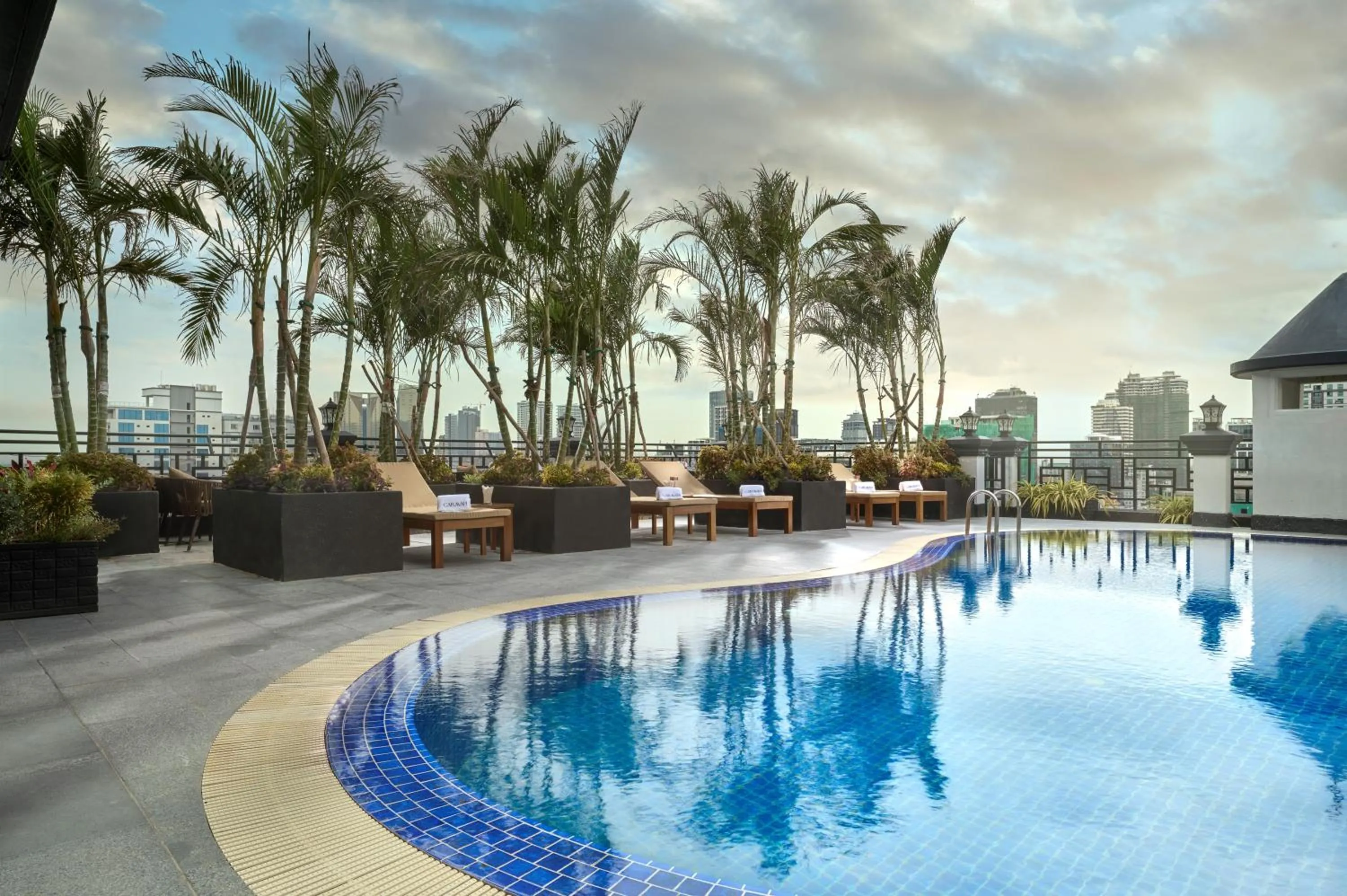 Swimming pool in Caravan Hotel by EHM