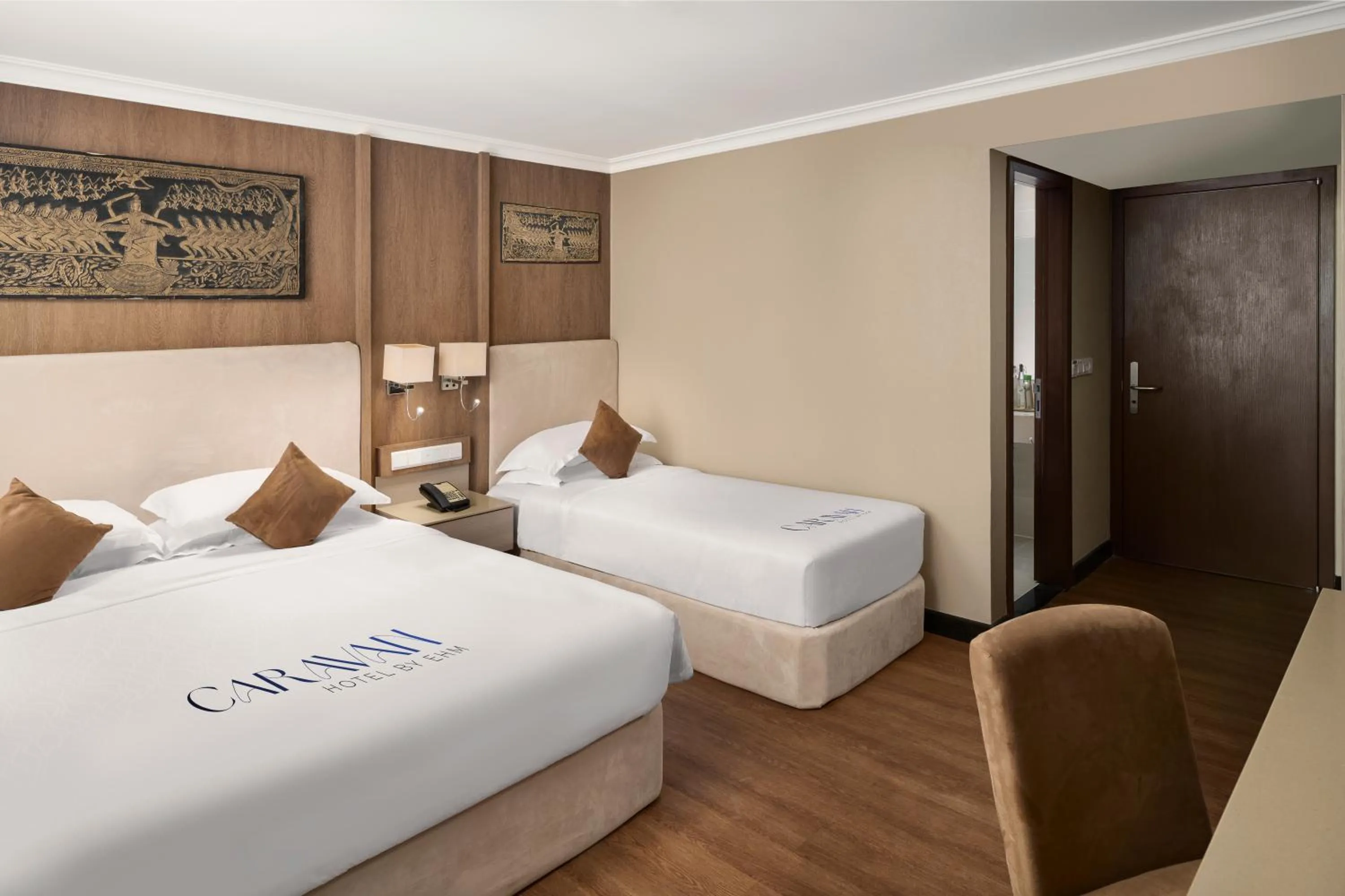 Bed in Caravan Hotel by EHM