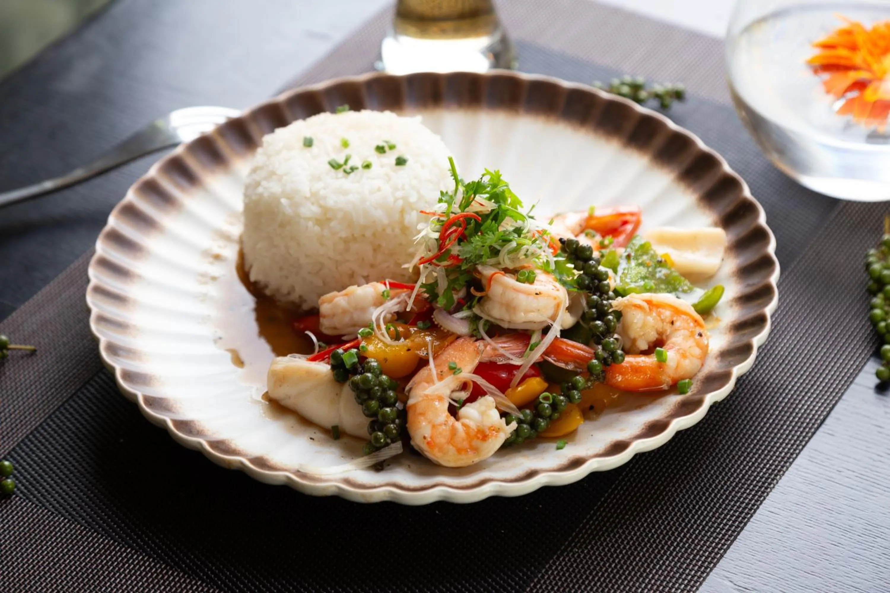 Food close-up in Caravan Hotel by EHM