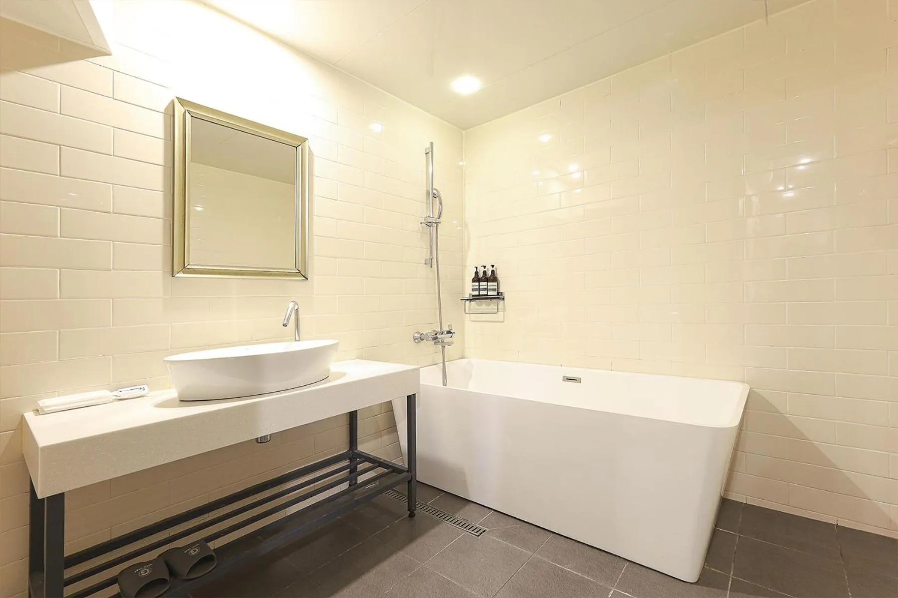 Shower in Hotel Gray