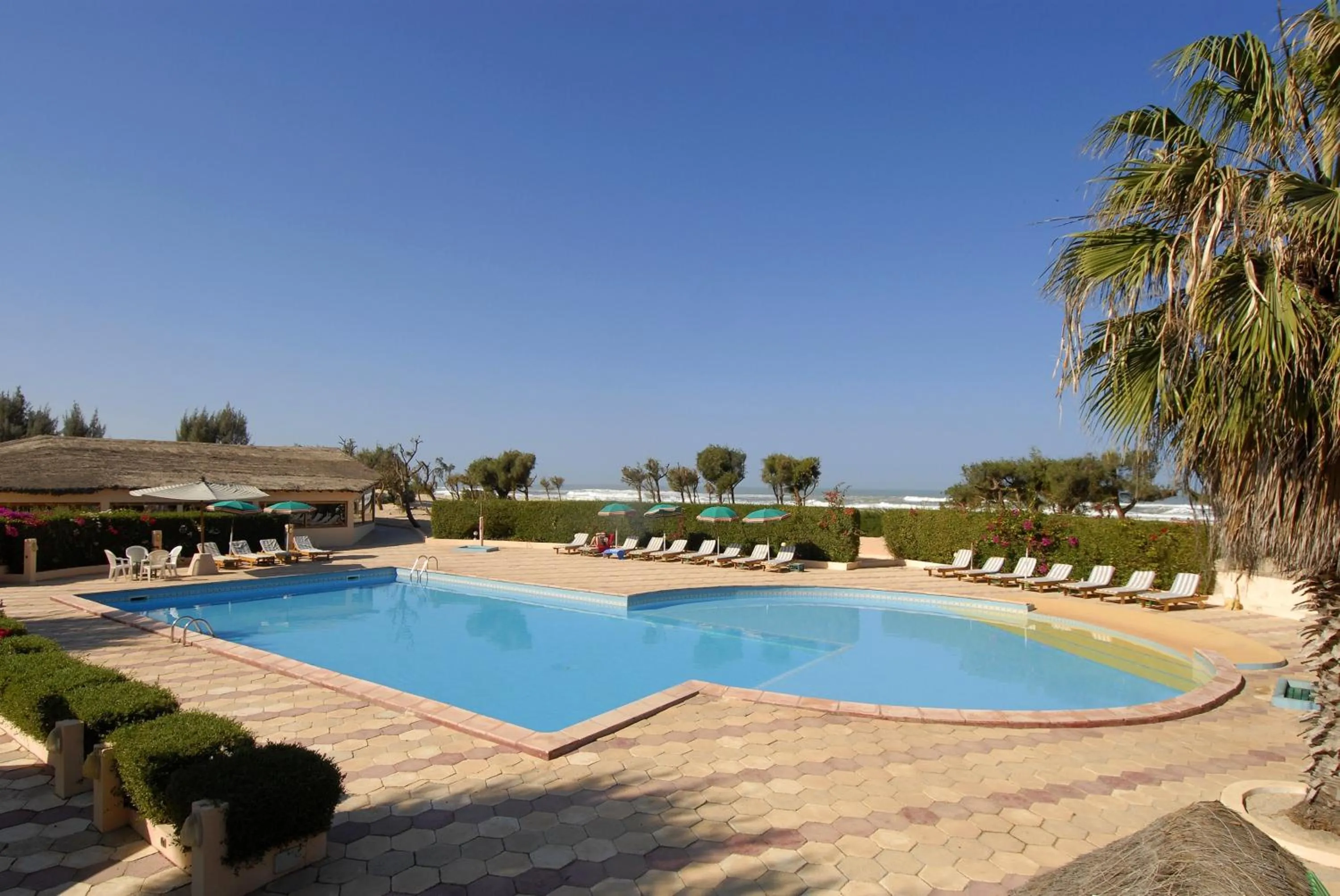 Swimming pool in Hotel Cap Saint Louis