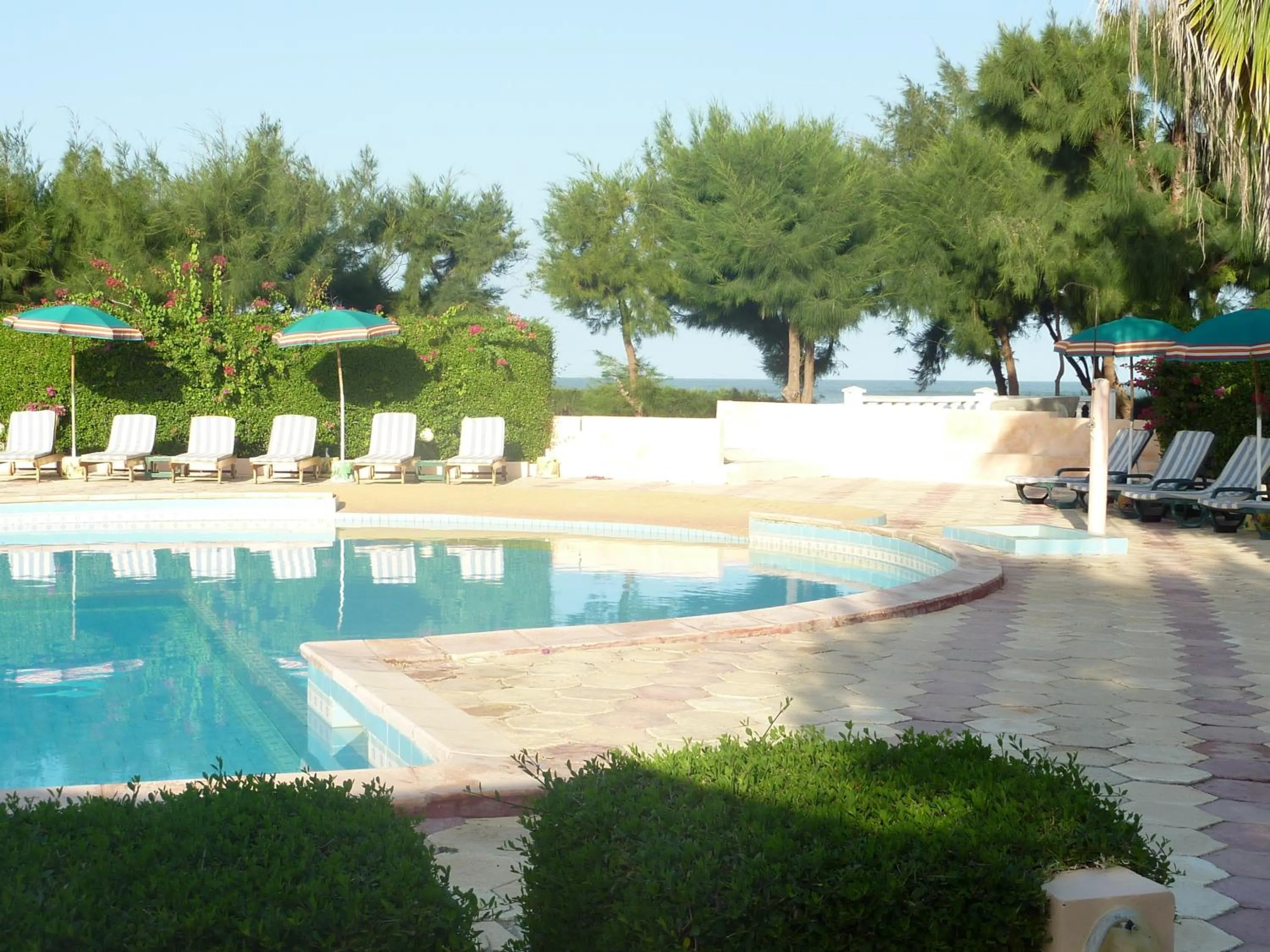 Swimming pool in Hotel Cap Saint Louis