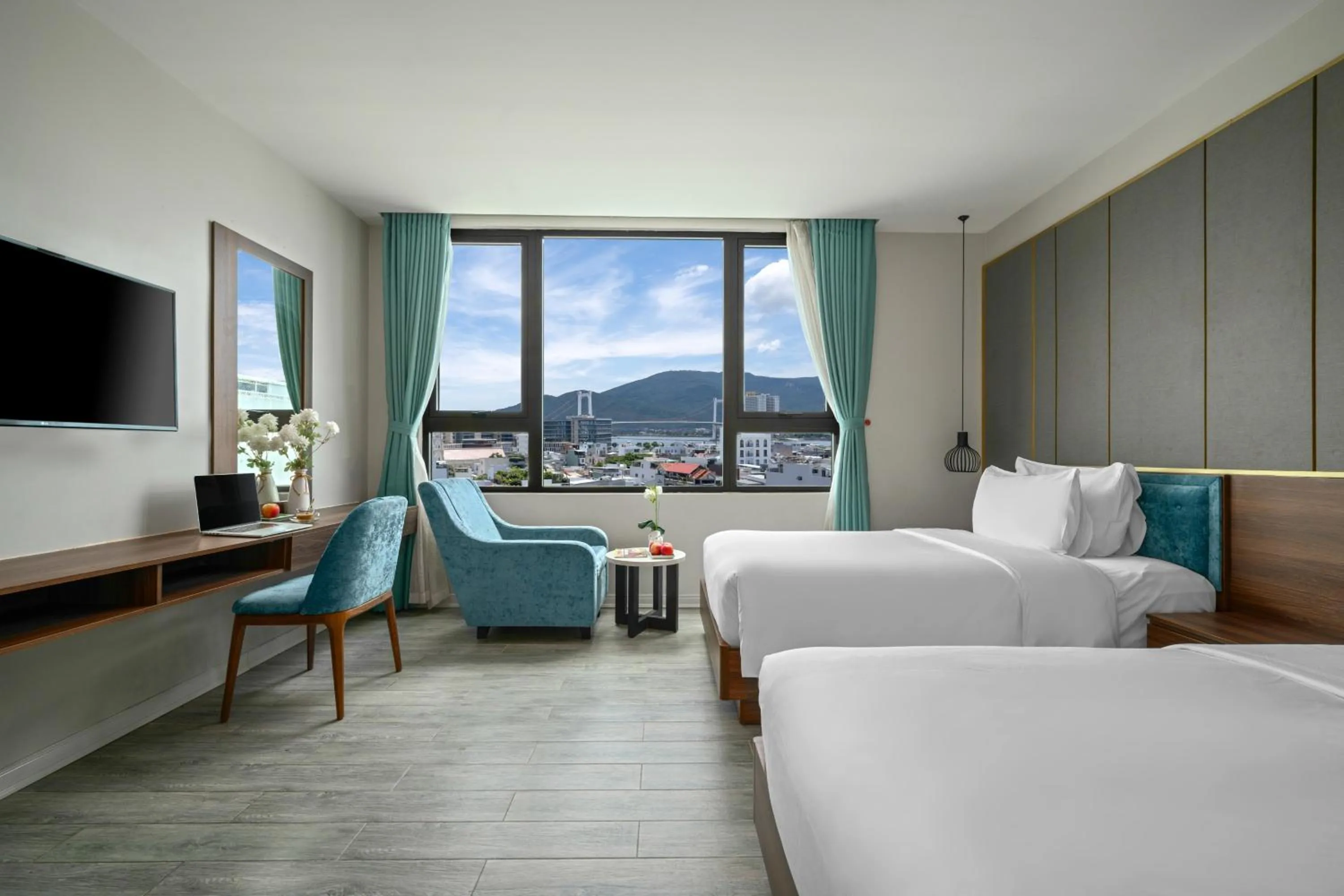 Bed in Lupin Boutique Hotel Danang