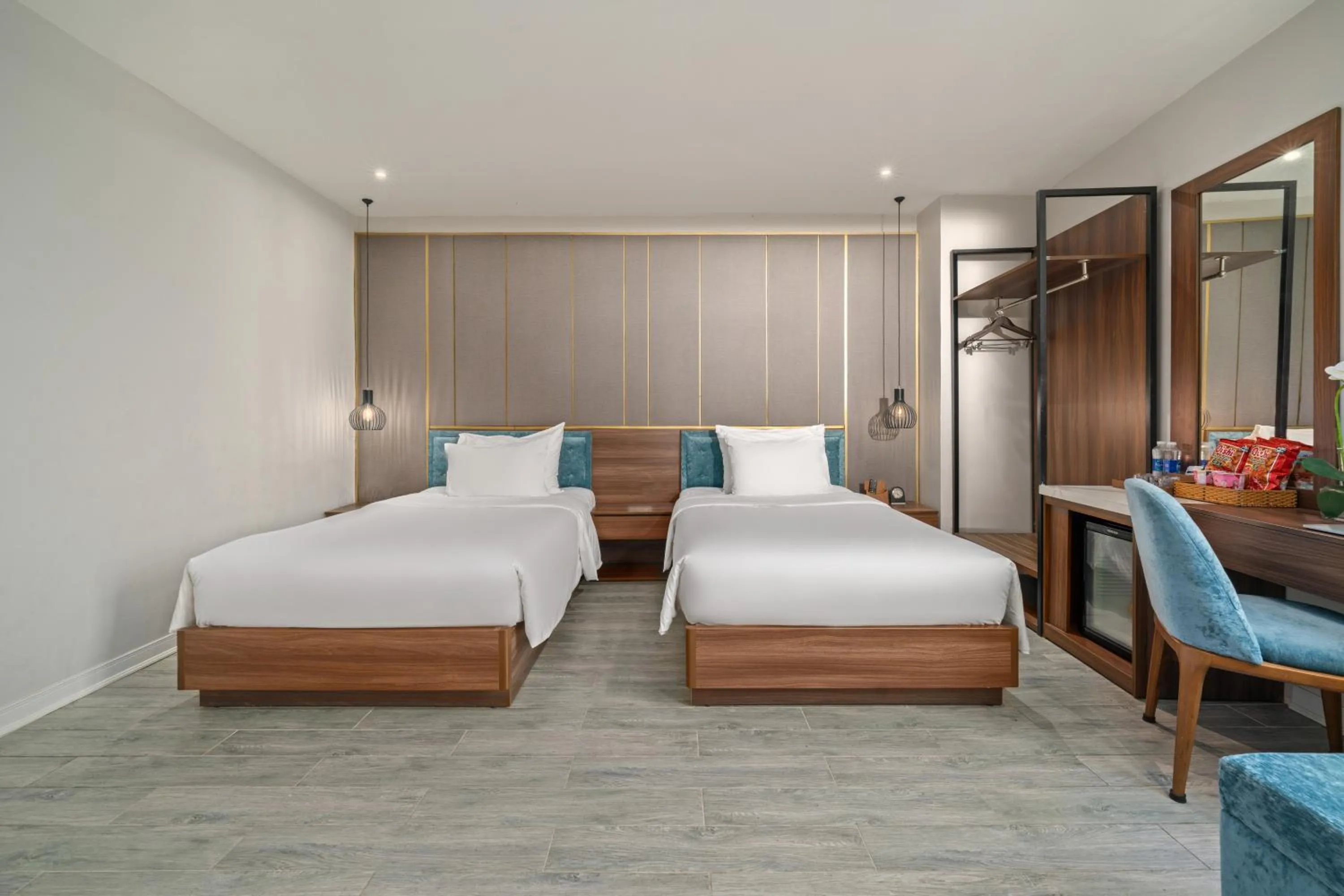 Bed in Lupin Boutique Hotel Danang