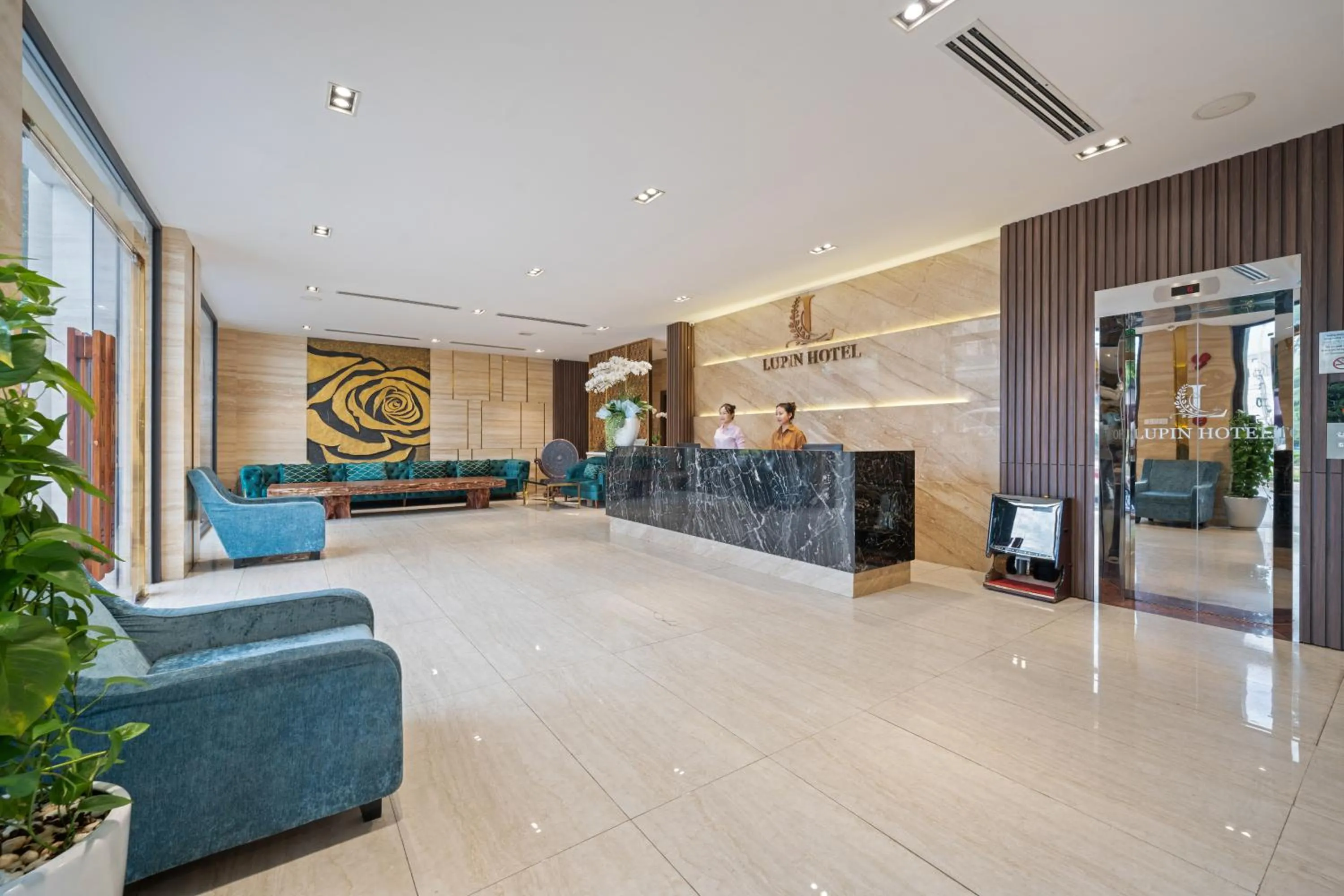 Living room in Lupin Boutique Hotel Danang