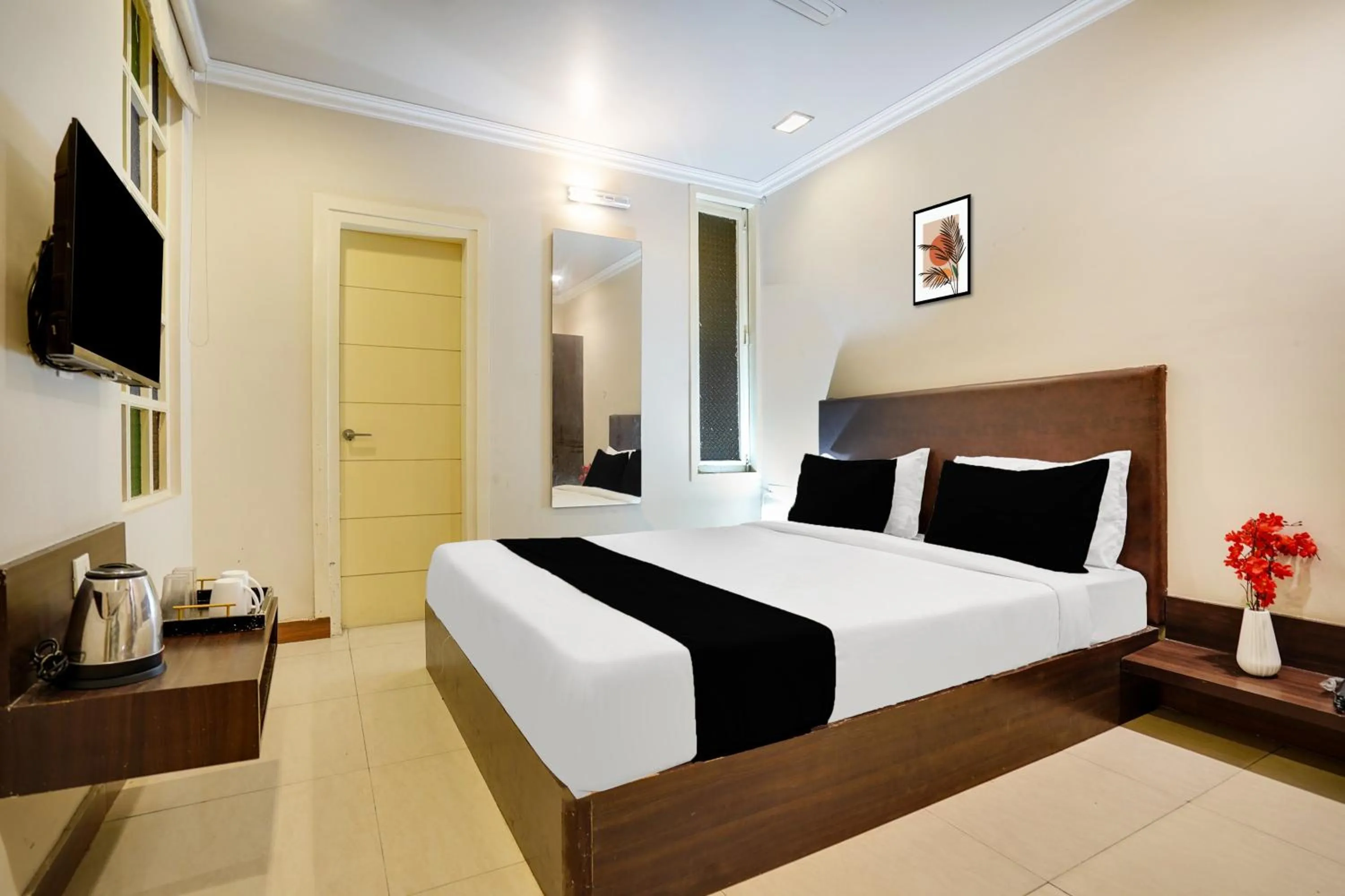 Bedroom, Bed in Super Townhouse Mansarovar Near Metro Station Formerly Dev Villas