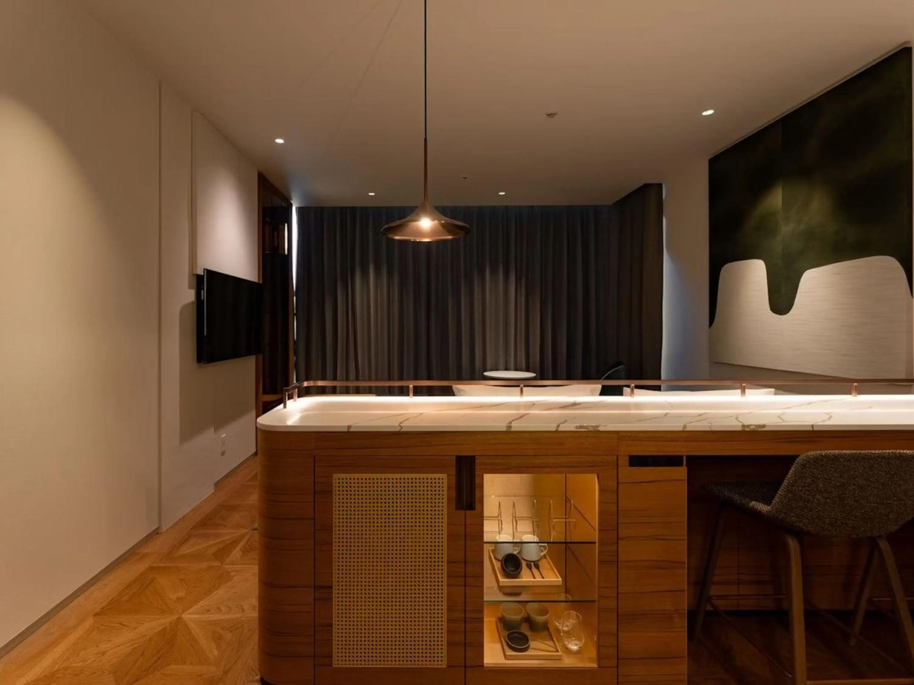 Seating area in GREENITY IWATA