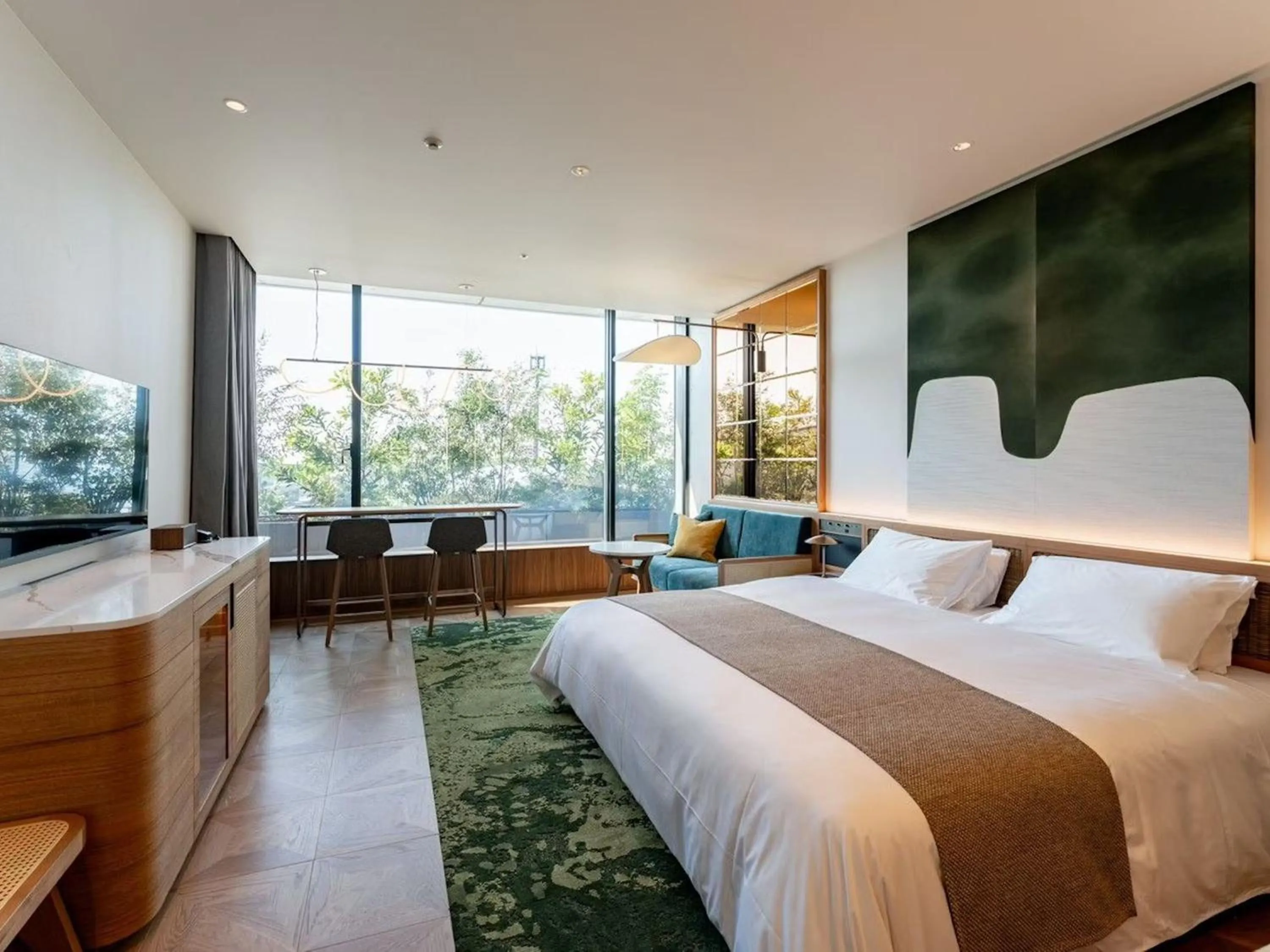 Photo of the whole room, Bed in GREENITY IWATA