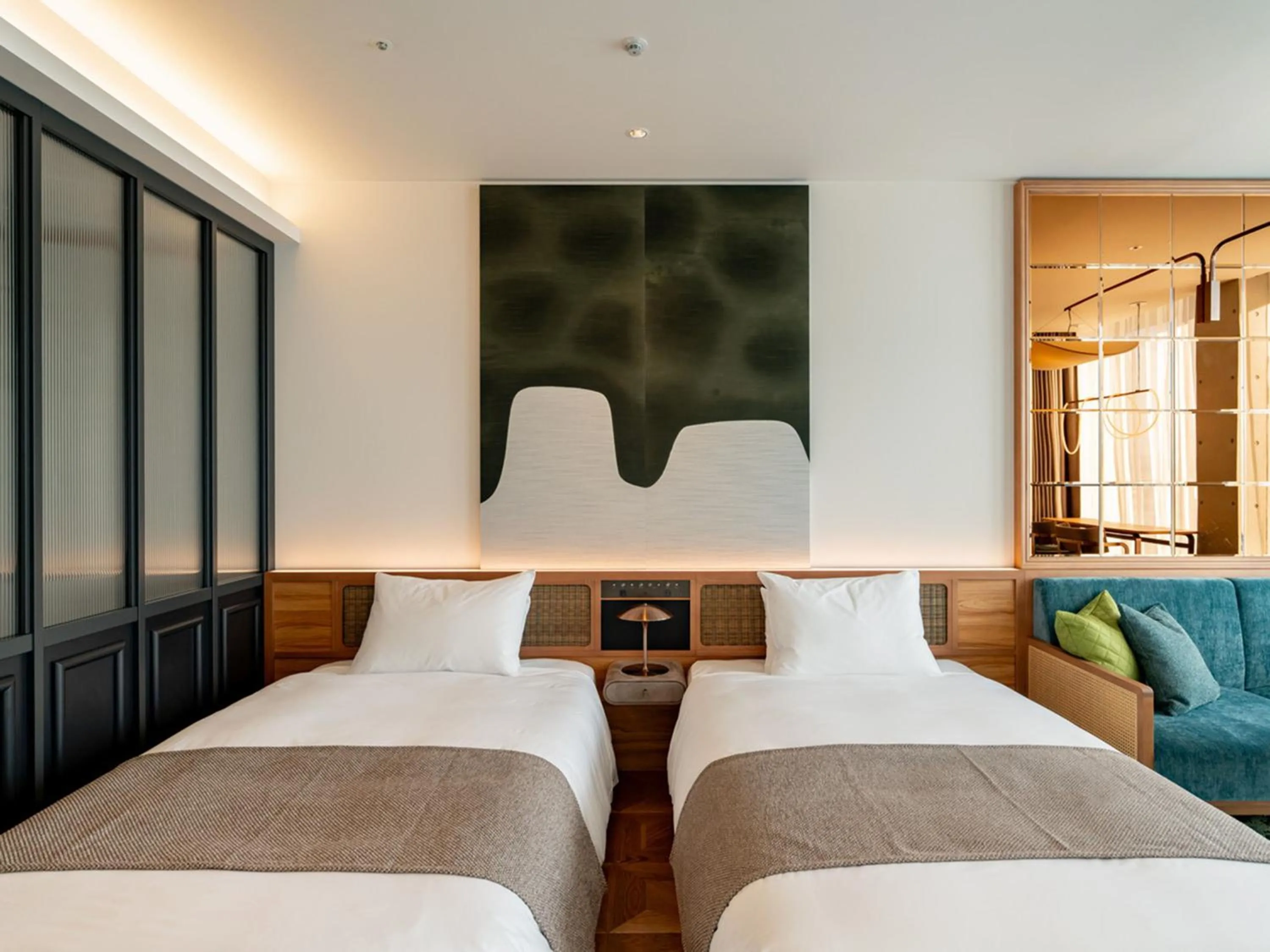 Photo of the whole room, Bed in GREENITY IWATA