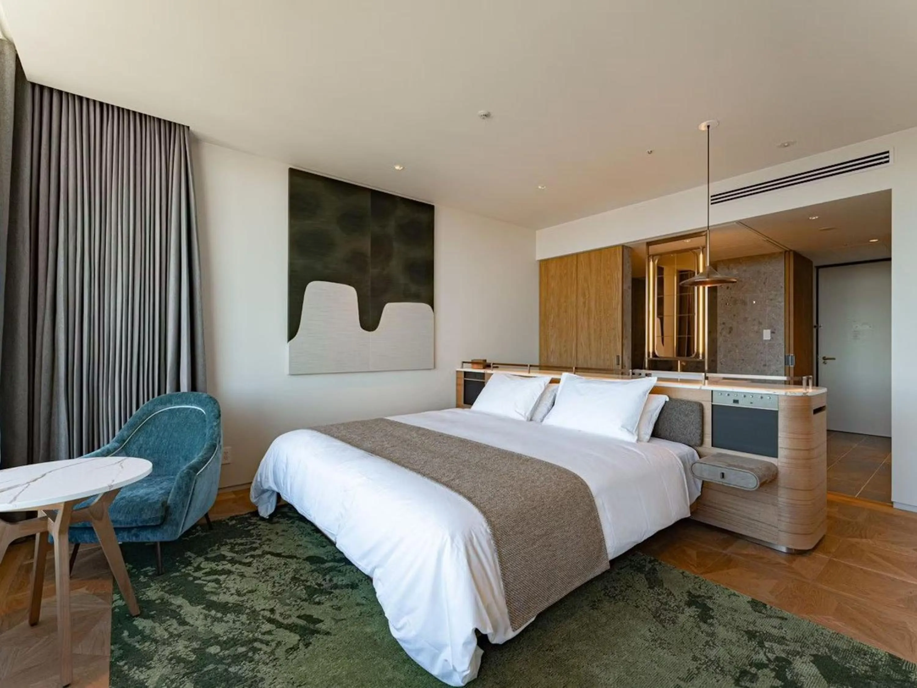 Photo of the whole room, Bed in GREENITY IWATA