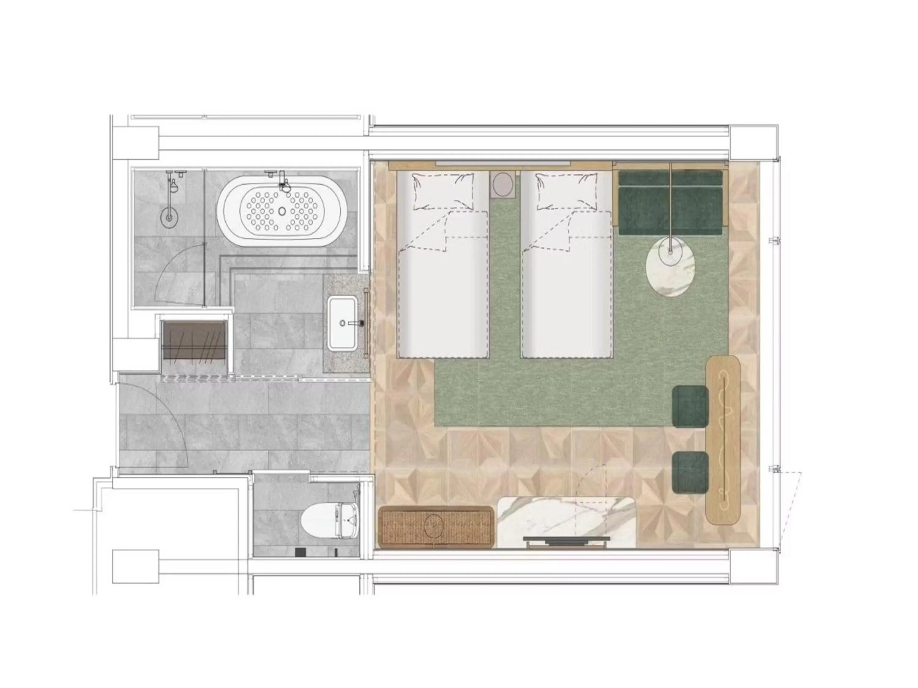 Floor plan in GREENITY IWATA