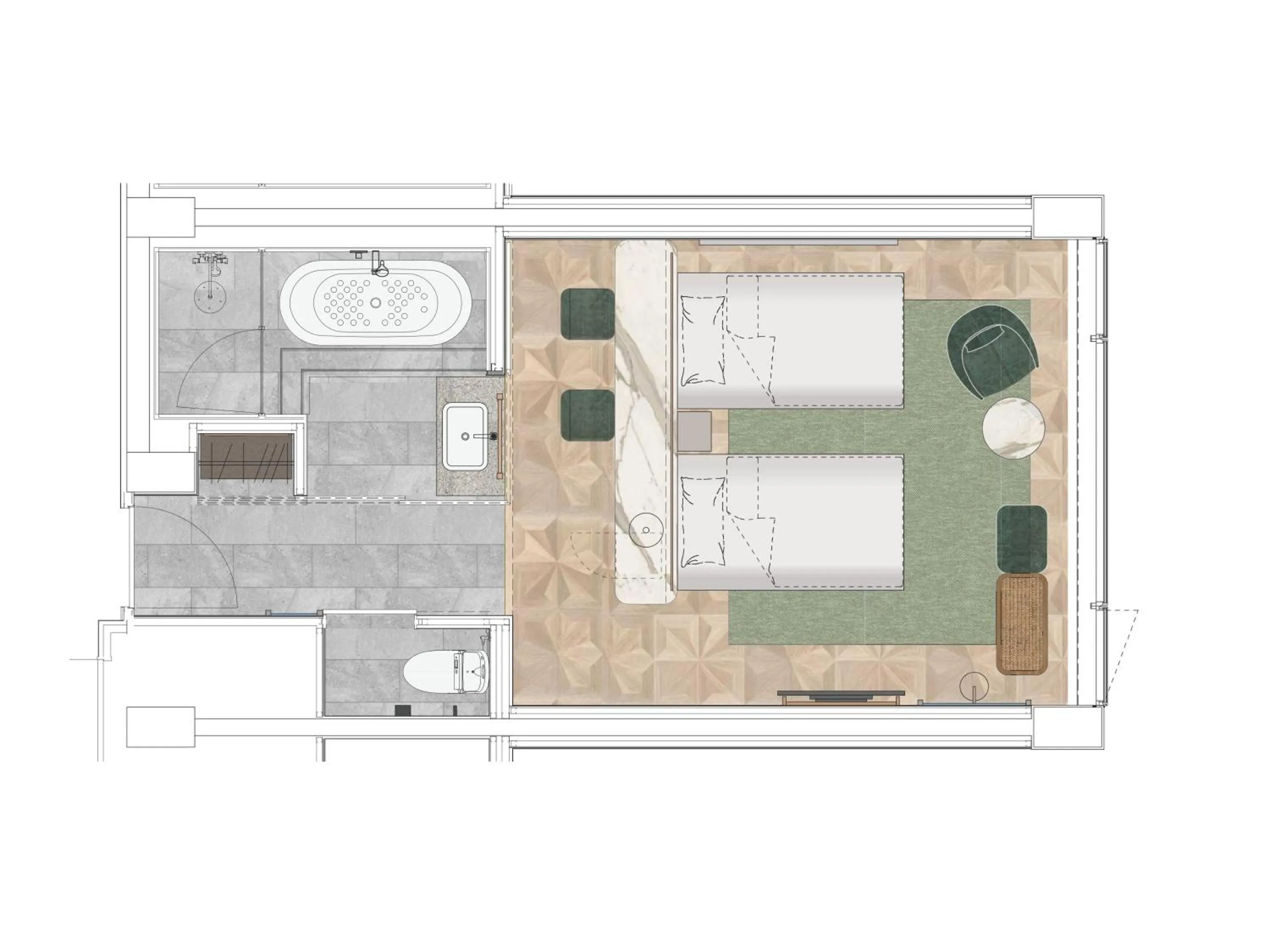 Floor plan in GREENITY IWATA