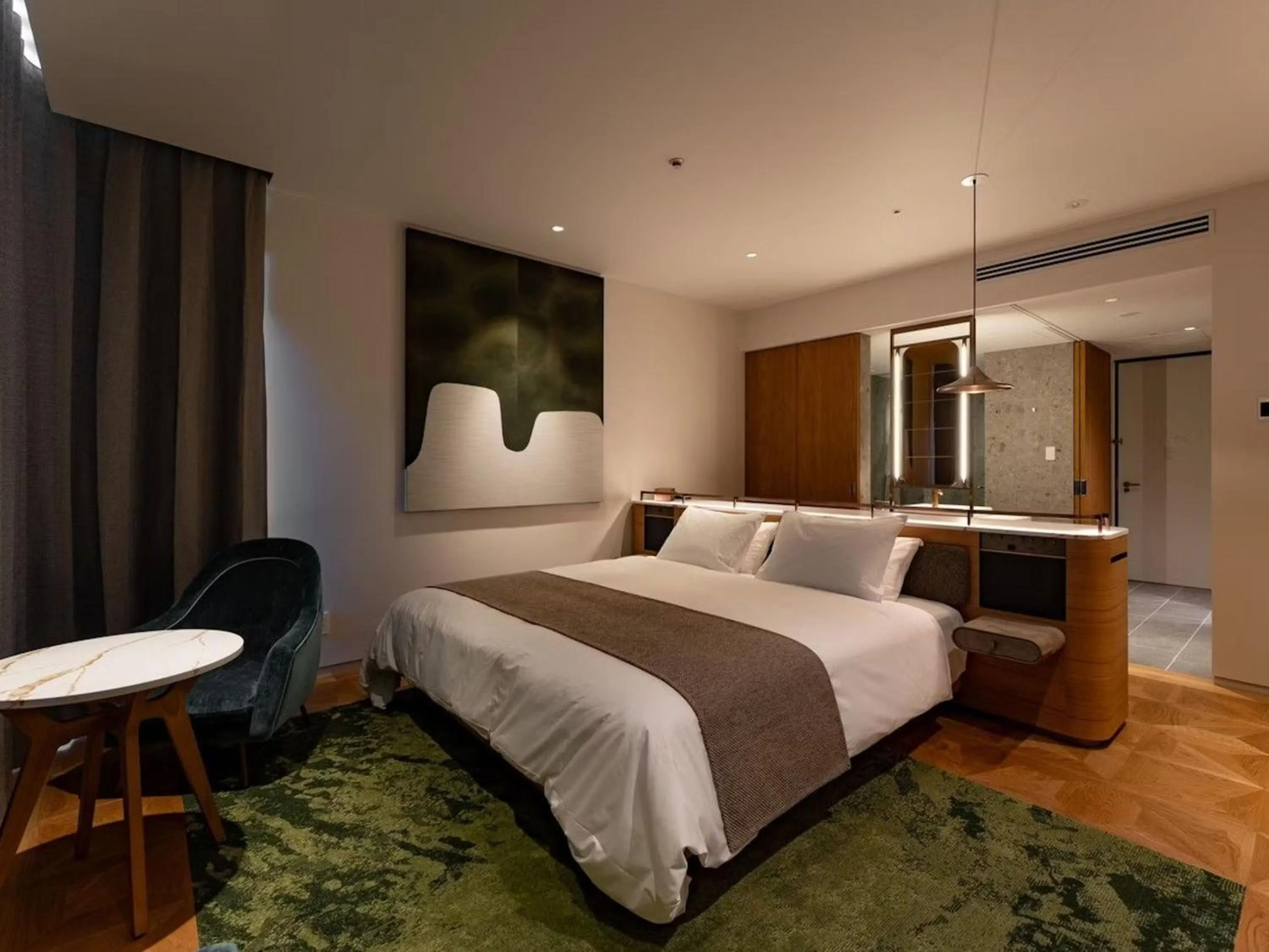 Photo of the whole room, Bed in GREENITY IWATA