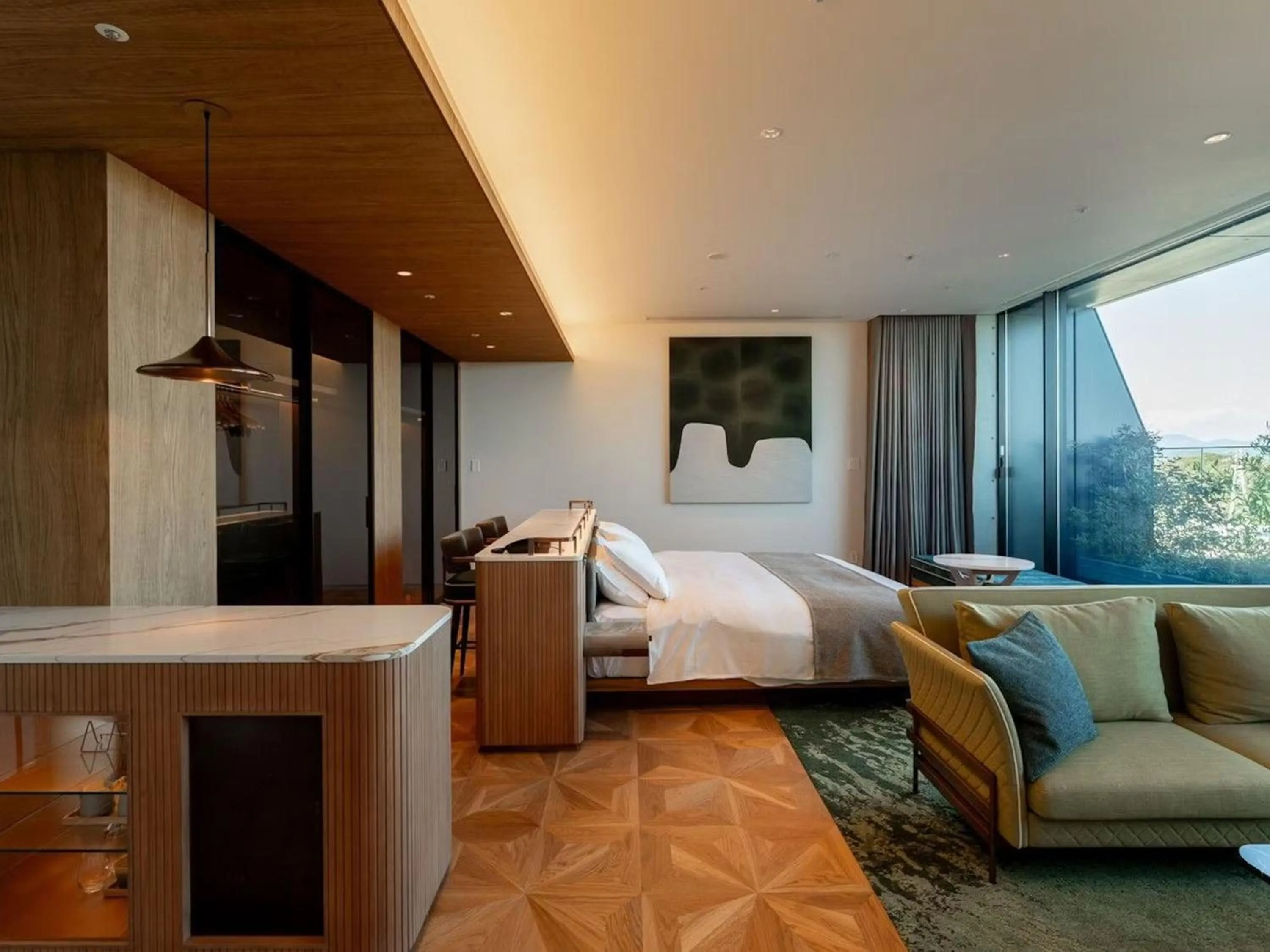 Photo of the whole room, Bed in GREENITY IWATA