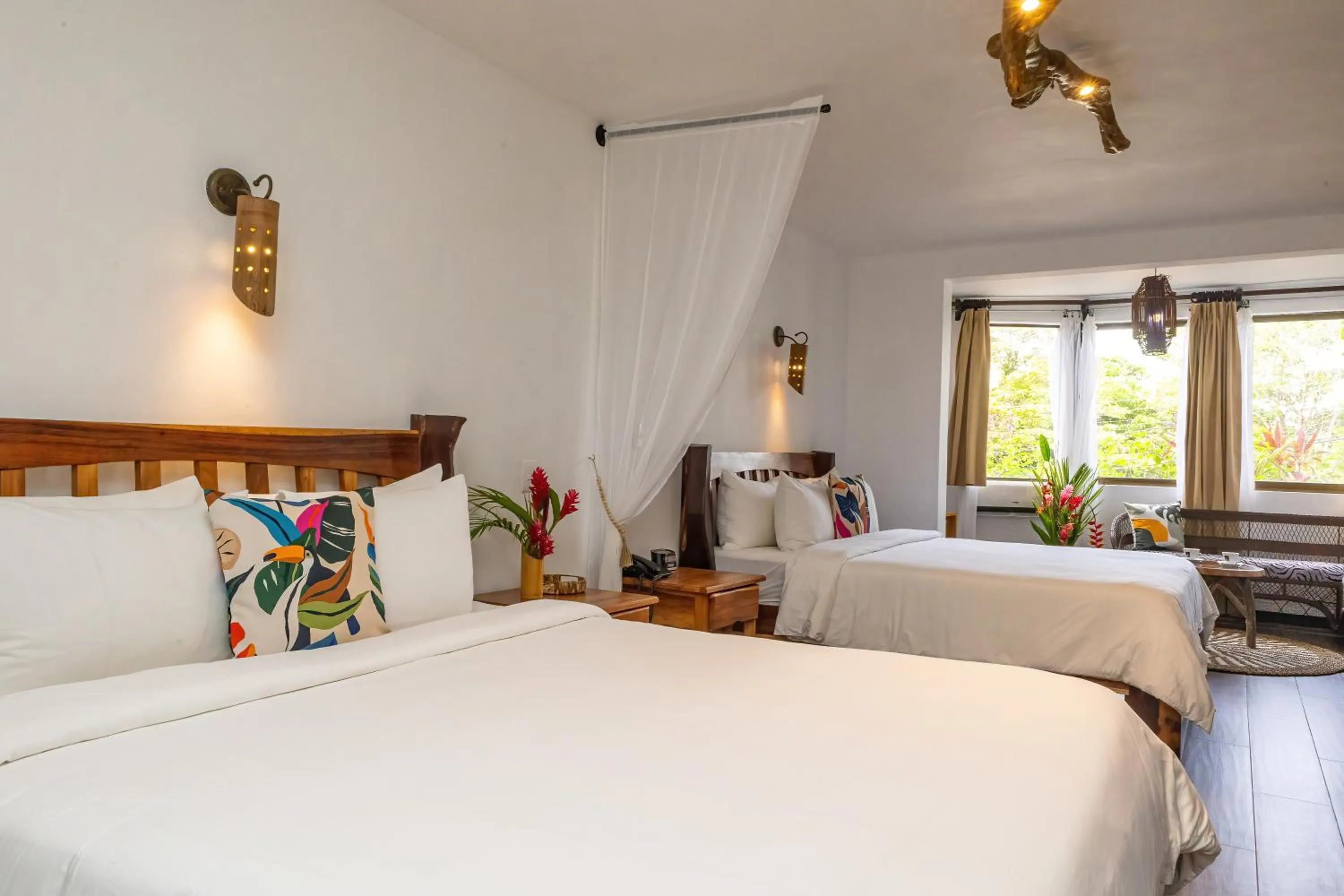 Bed in ECOTICA Boutique Hotel & Spa