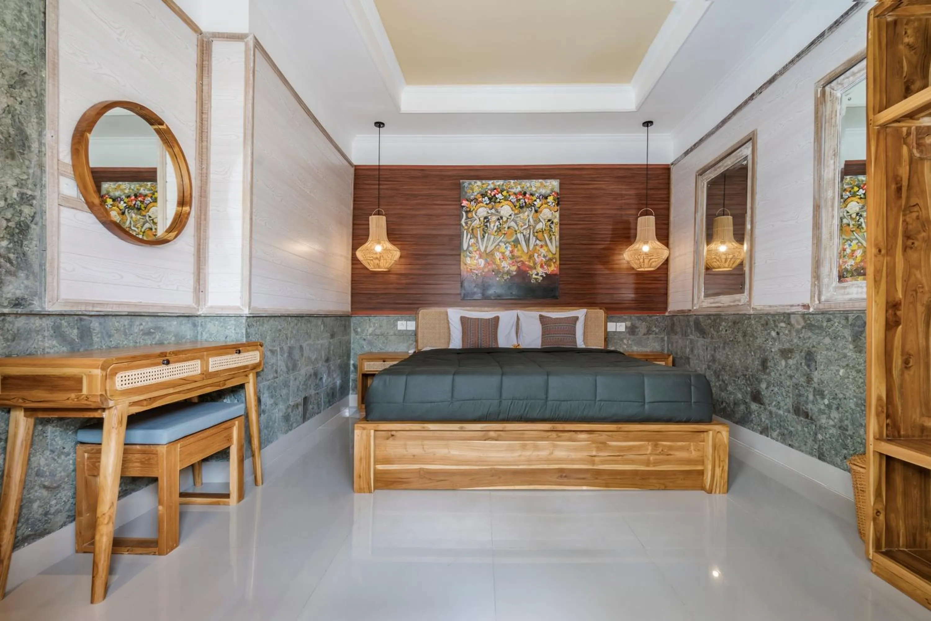 Bed in Tama Homestay