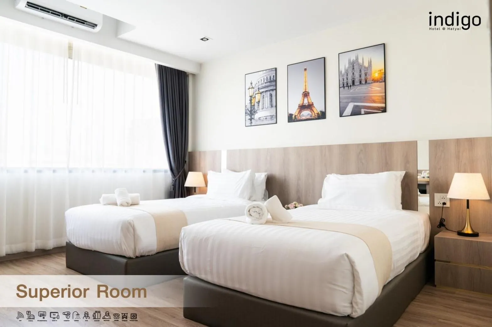 Bed in indigo Hotel Hatyai 1 Phet Kasem Road