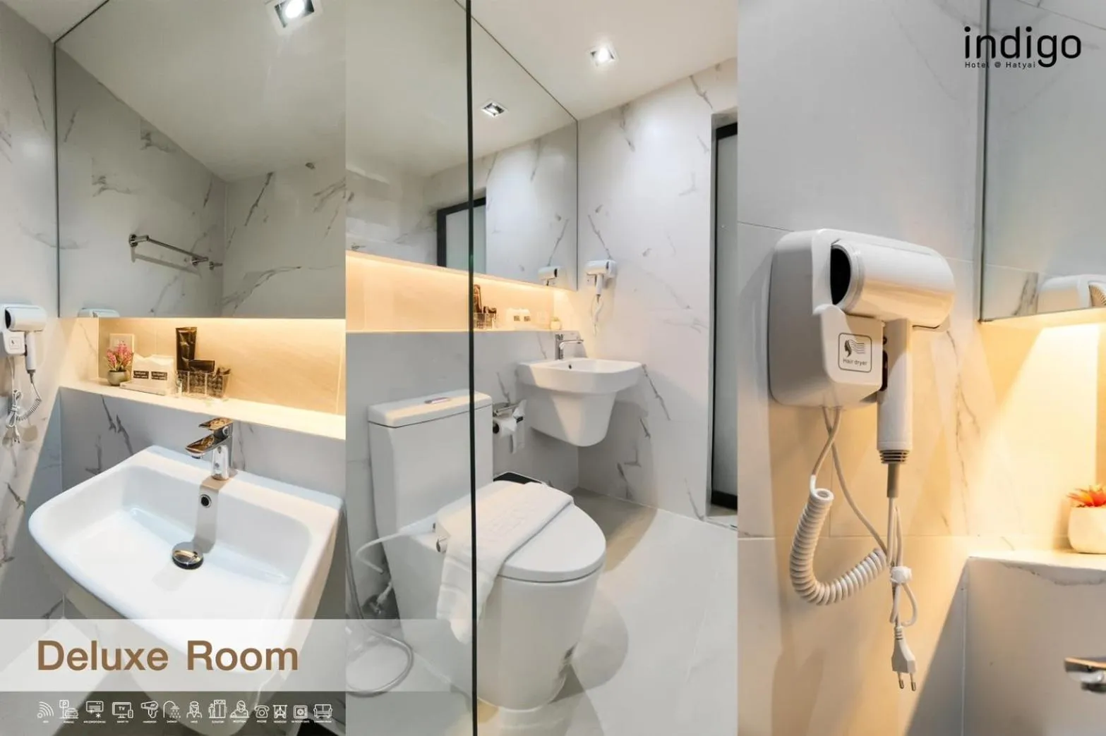 Bathroom in indigo Hotel Hatyai 1 Phet Kasem Road