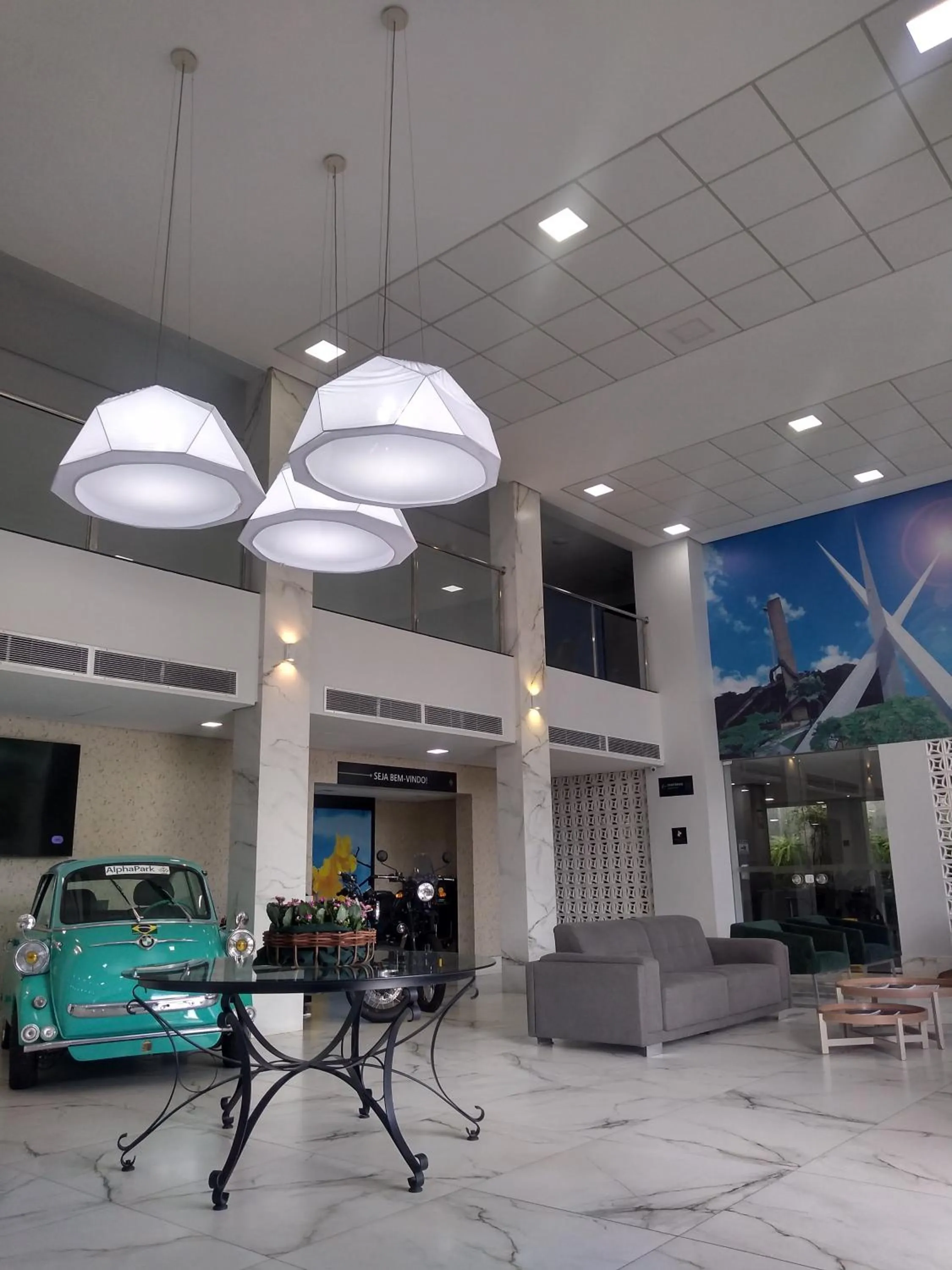 Living room in AlphaPark Hotel