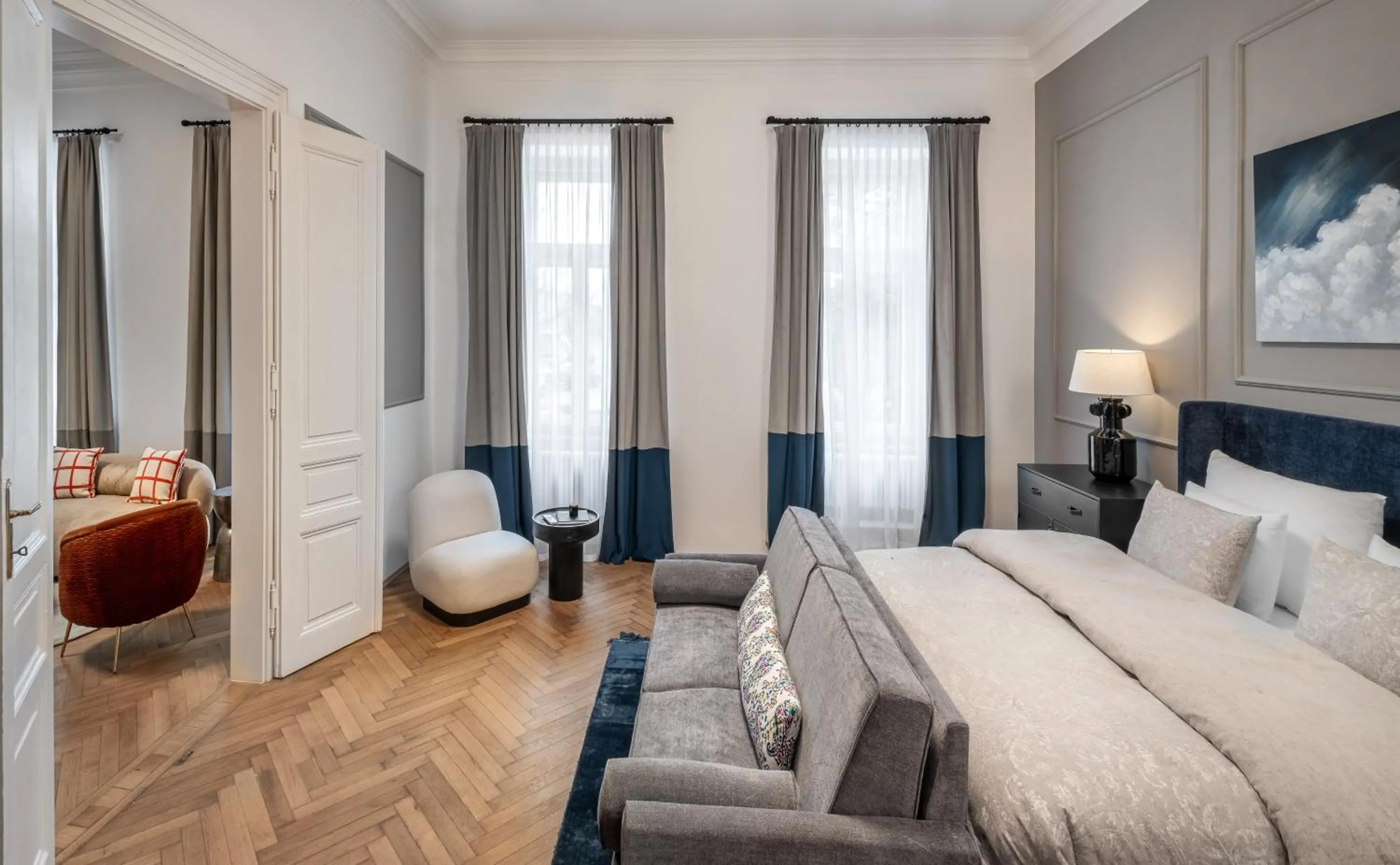 Bed in River Dance Suites by Adrez