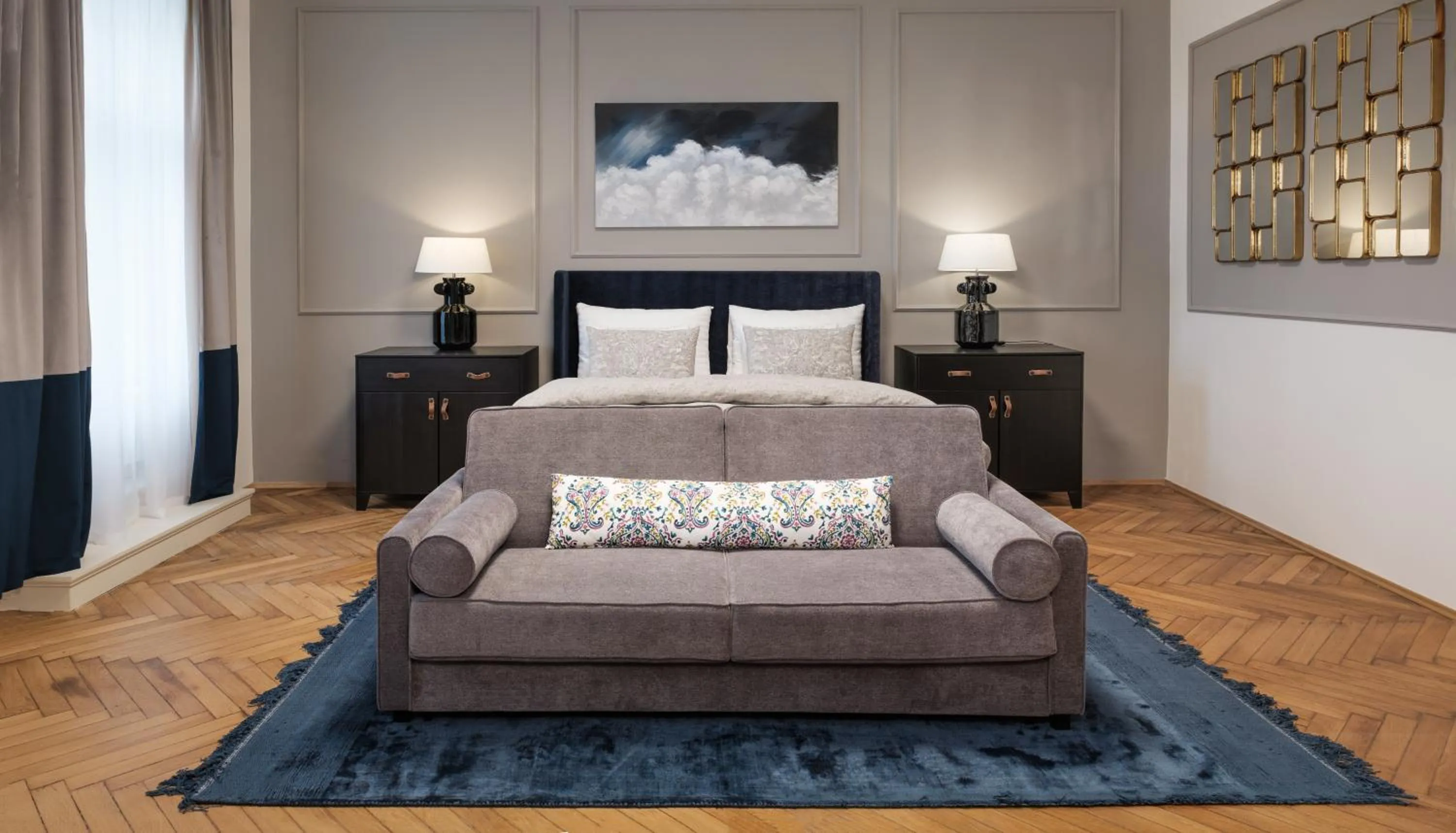 Bed in River Dance Suites by Adrez