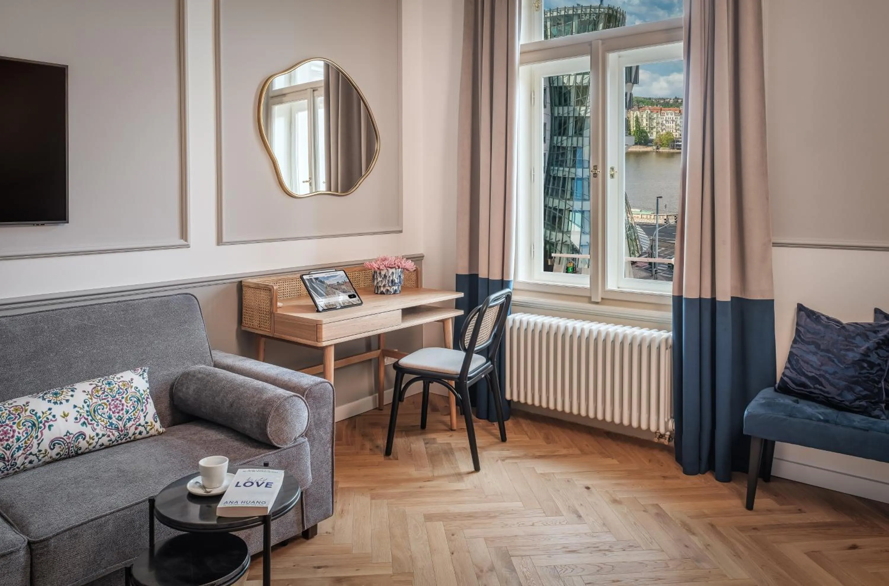 TV and multimedia in River Dance Suites by Adrez