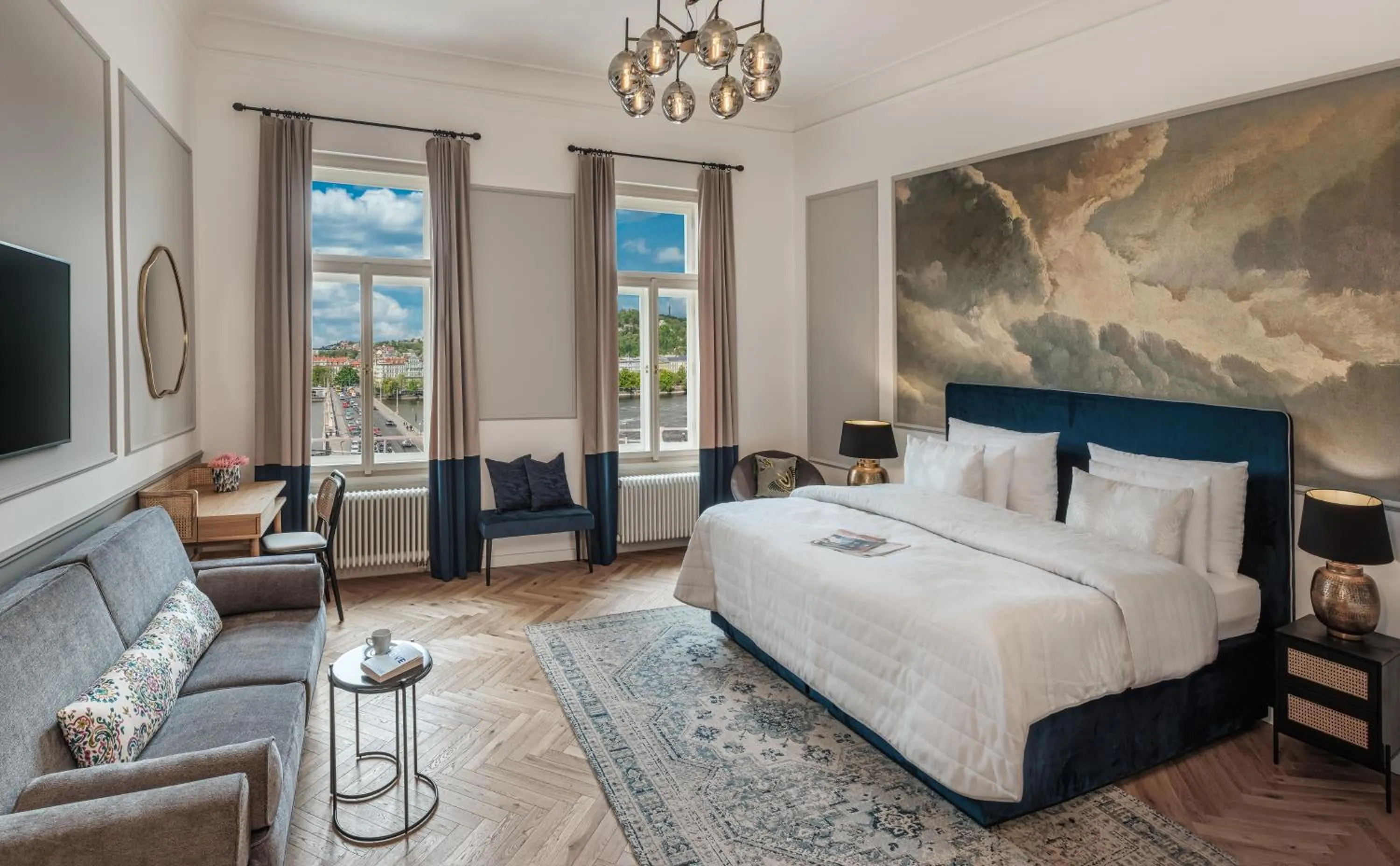 Bed in River Dance Suites by Adrez