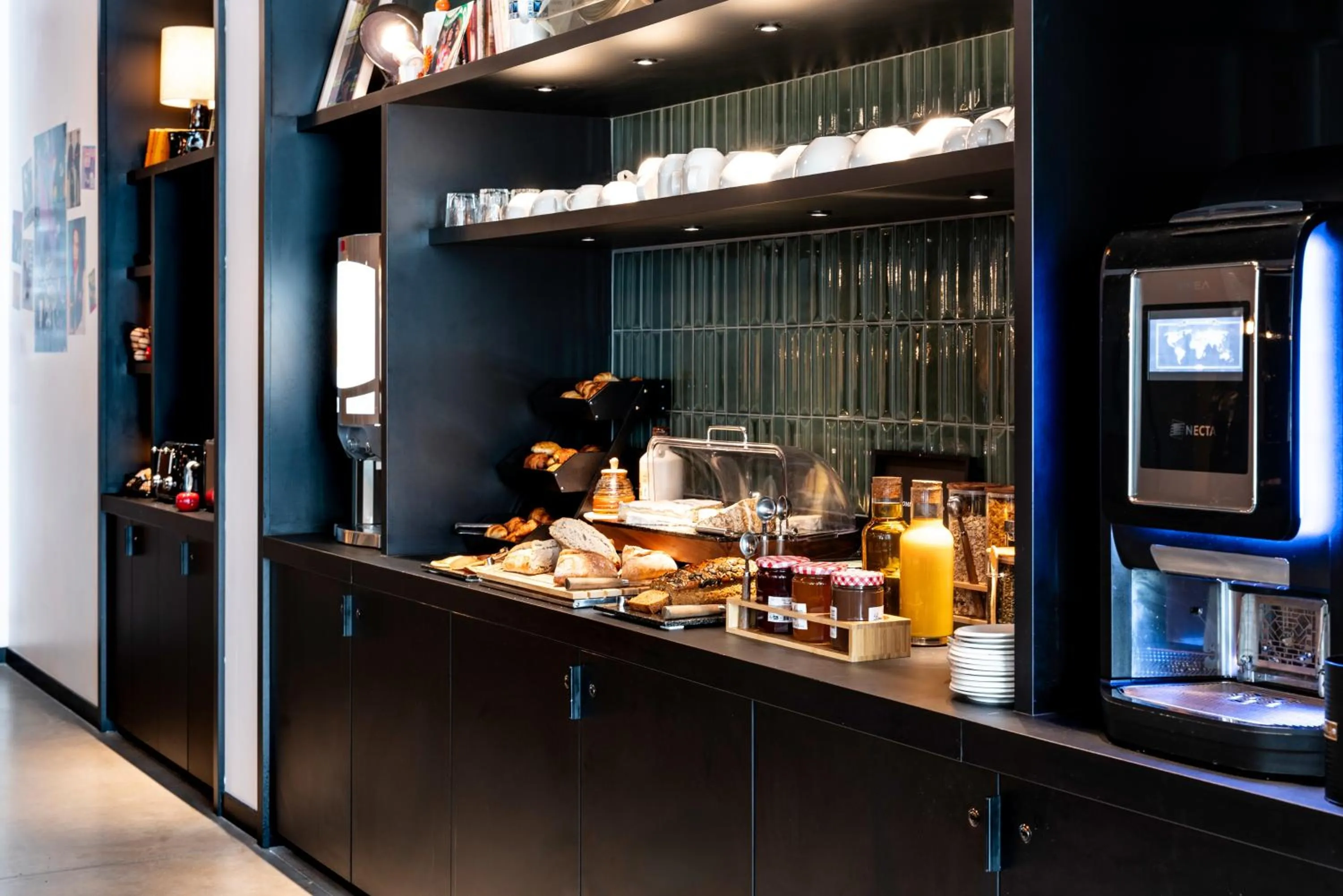 Buffet breakfast in ibis Styles Paris Villejuif