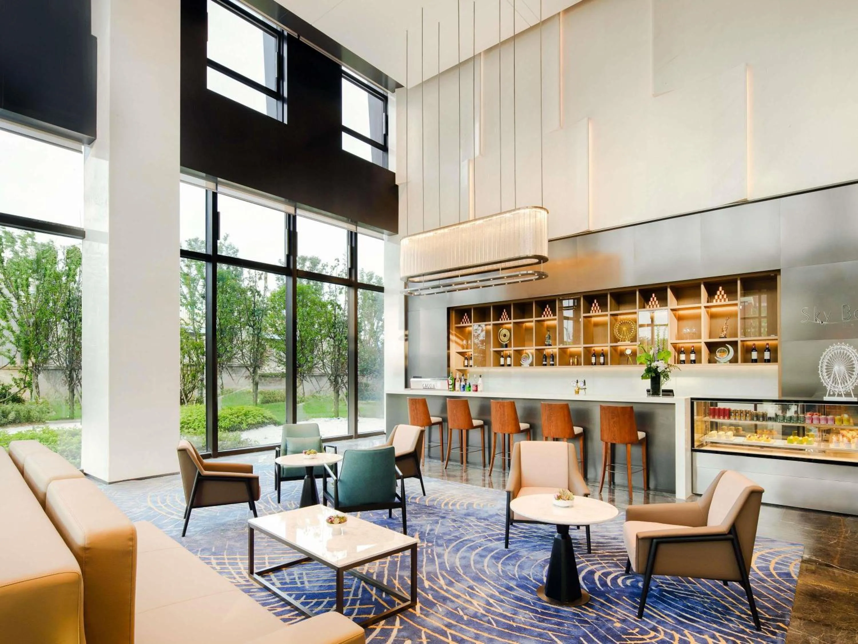 Lounge or bar in Novotel Nanjing Airport