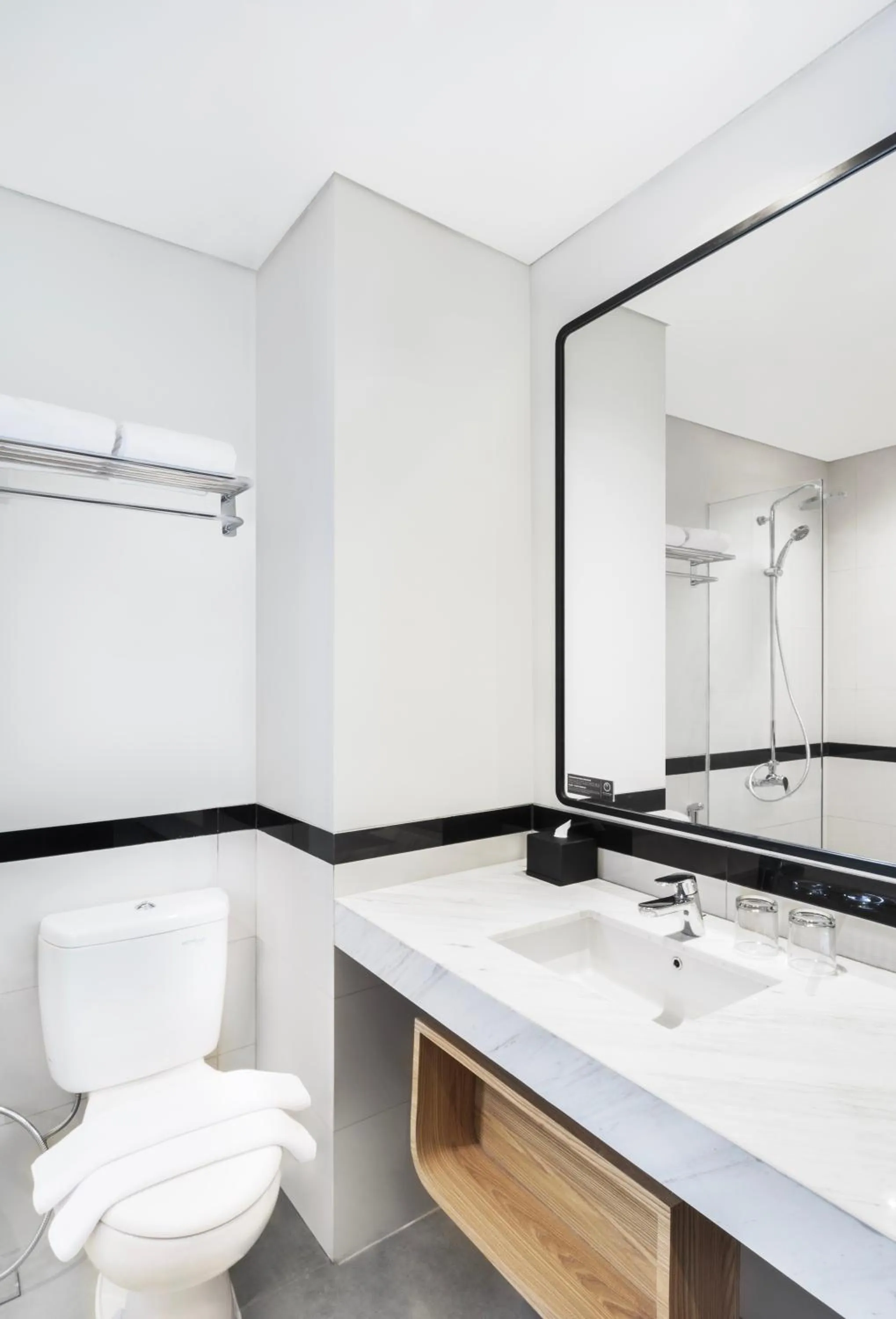 Toilet in ibis Jakarta Raden Saleh