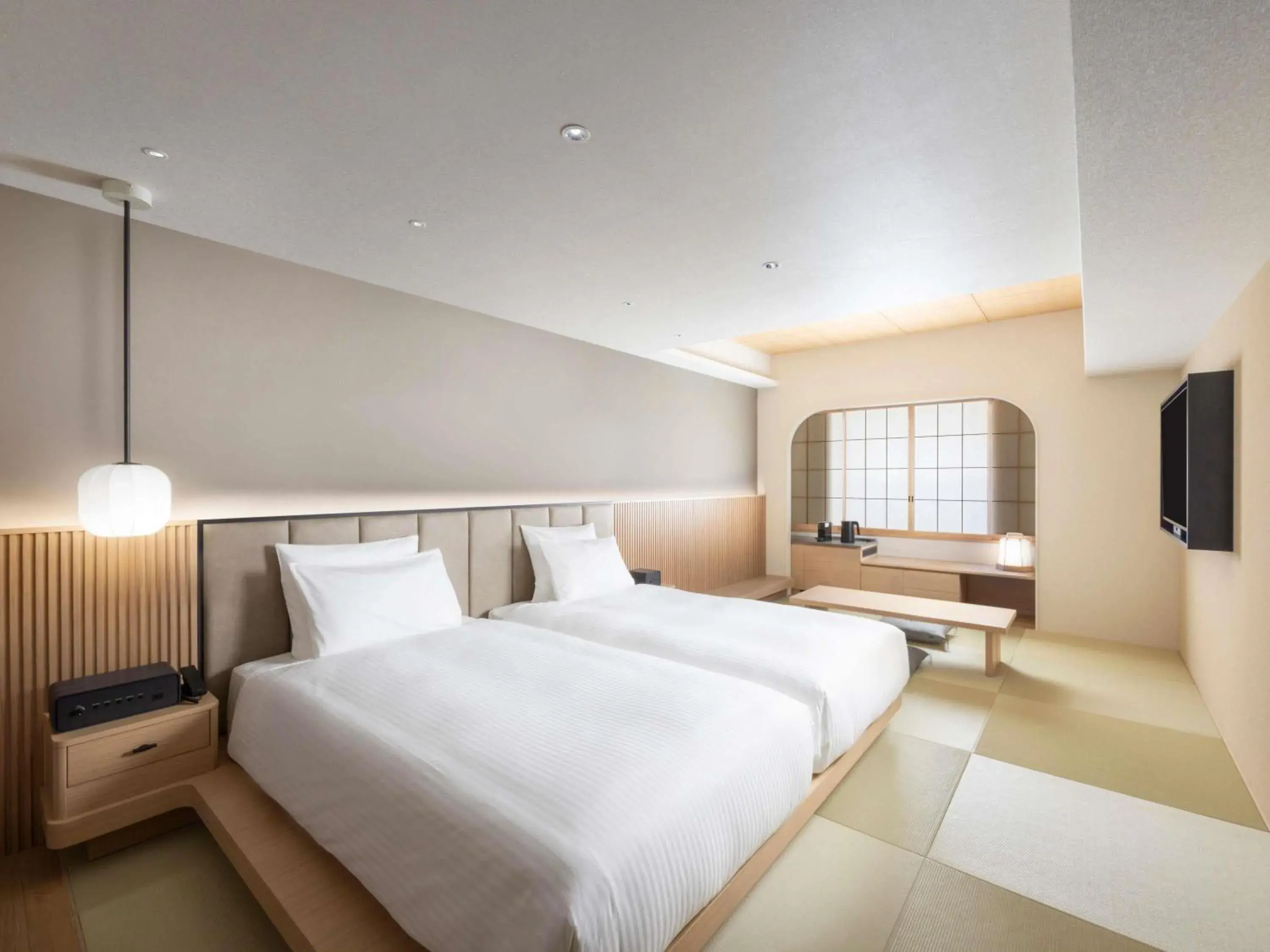 Japanese Tatami with Twin Beds in Novotel Nara Japanese Tatami with Twin Beds in Novotel Nara