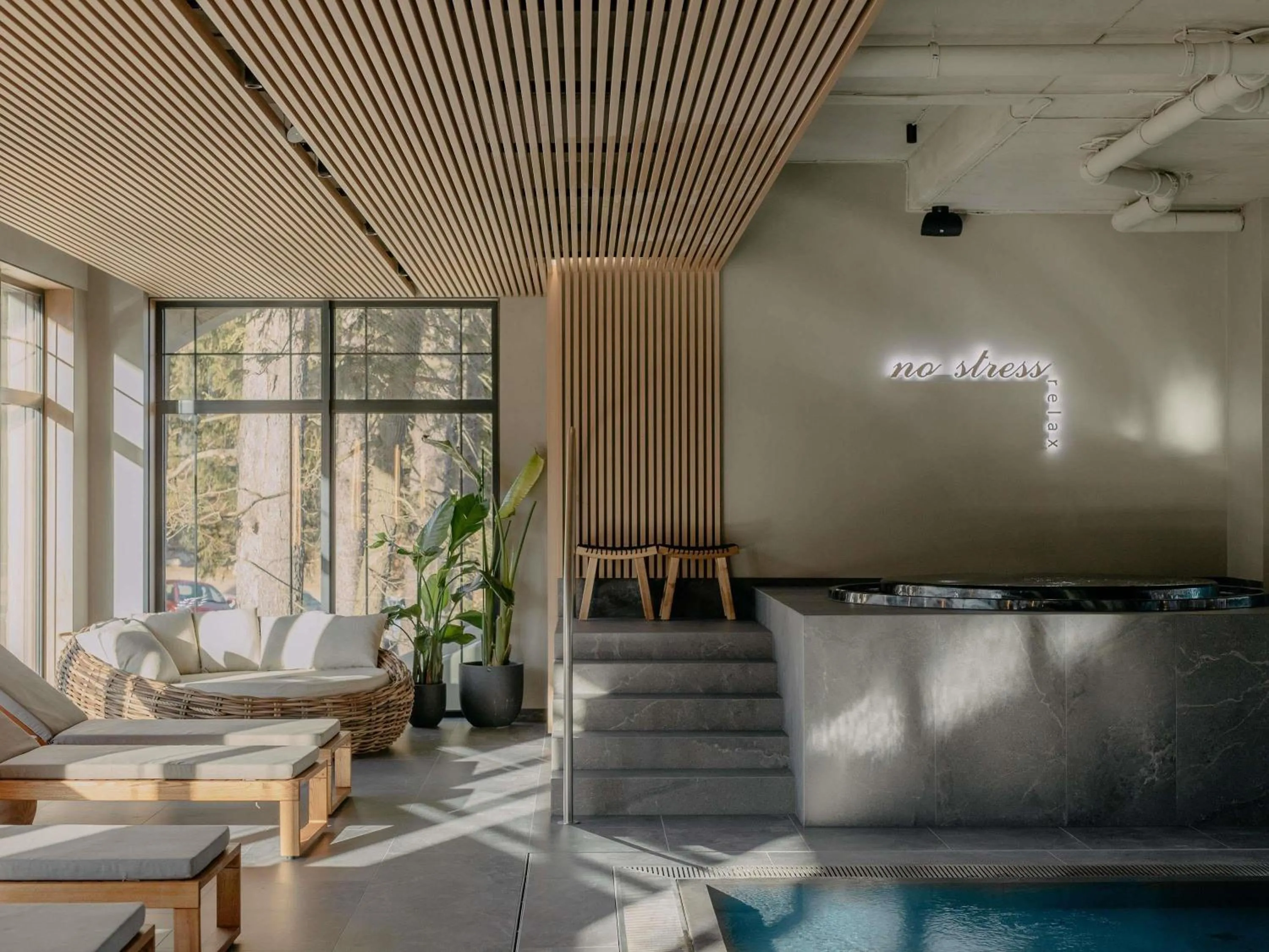 Pool view in Mövenpick Resort & Spa Karpacz