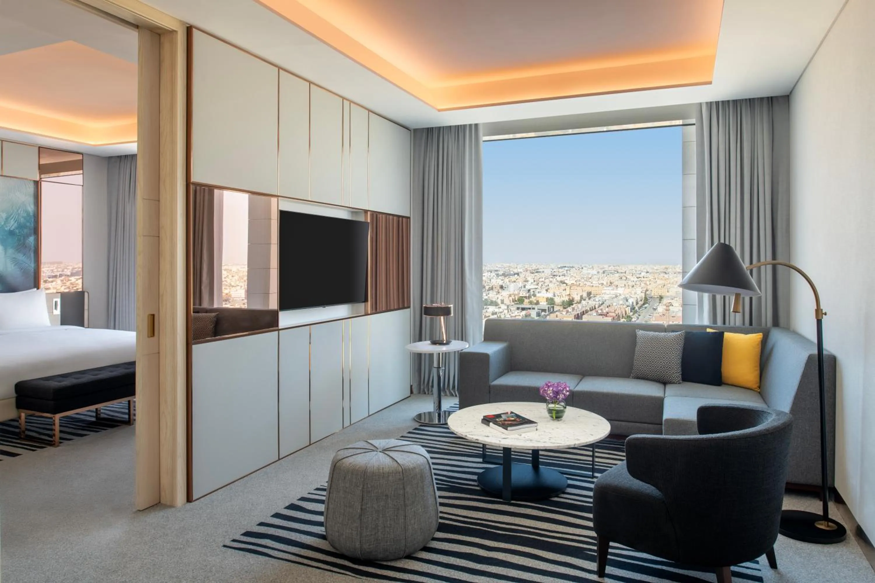 Living room, Bed in Novotel Riyadh Sahafa