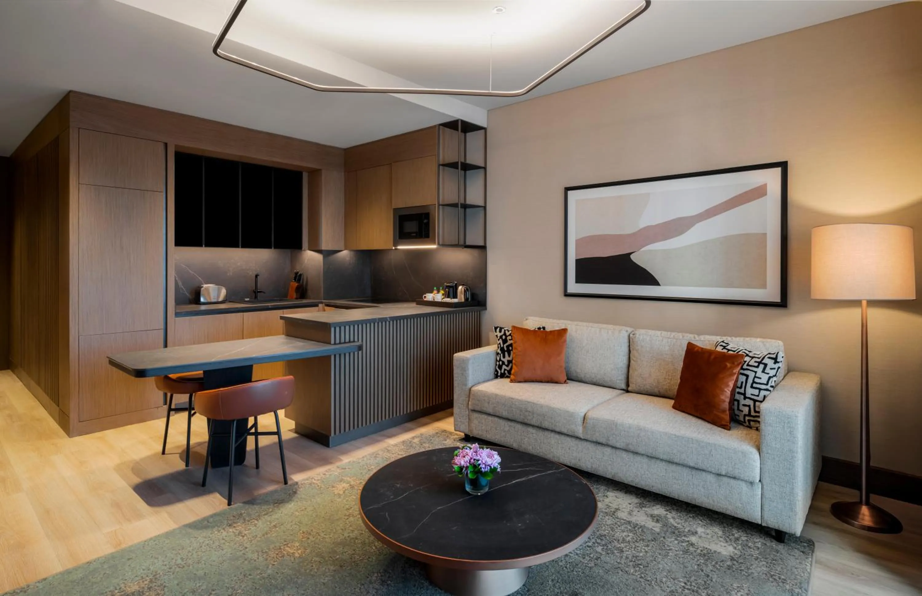 Kitchen or kitchenette in Mövenpick Living Istanbul Saklivadi