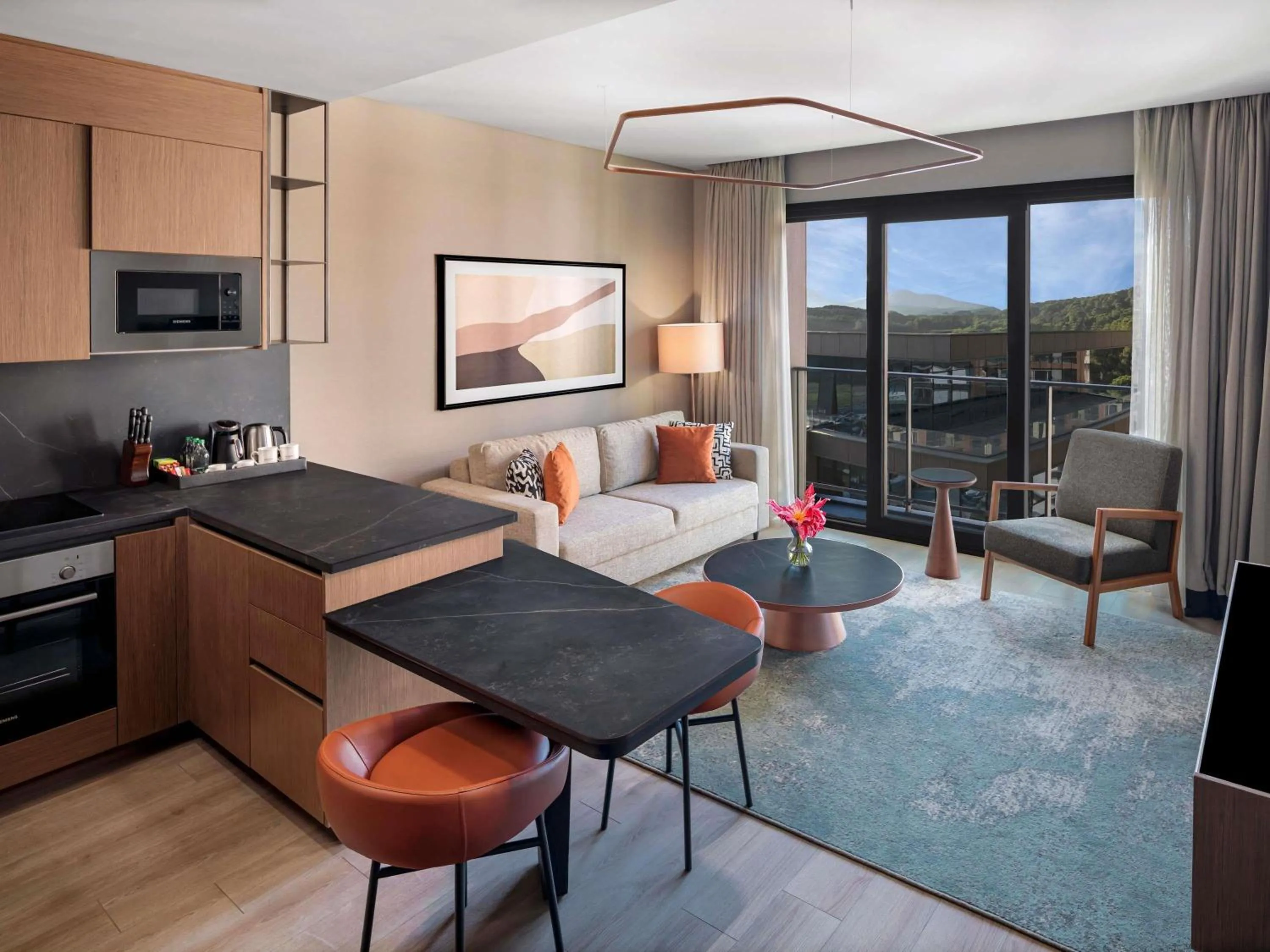 Bedroom, Bed in Mövenpick Living Istanbul Saklivadi