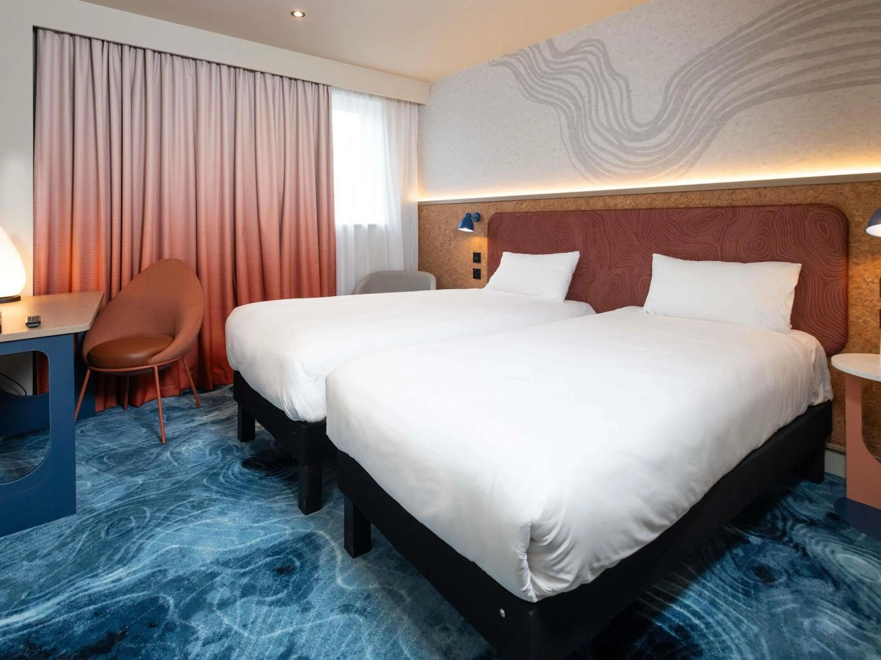 Bedroom, Bed in ibis Styles Burton On Trent