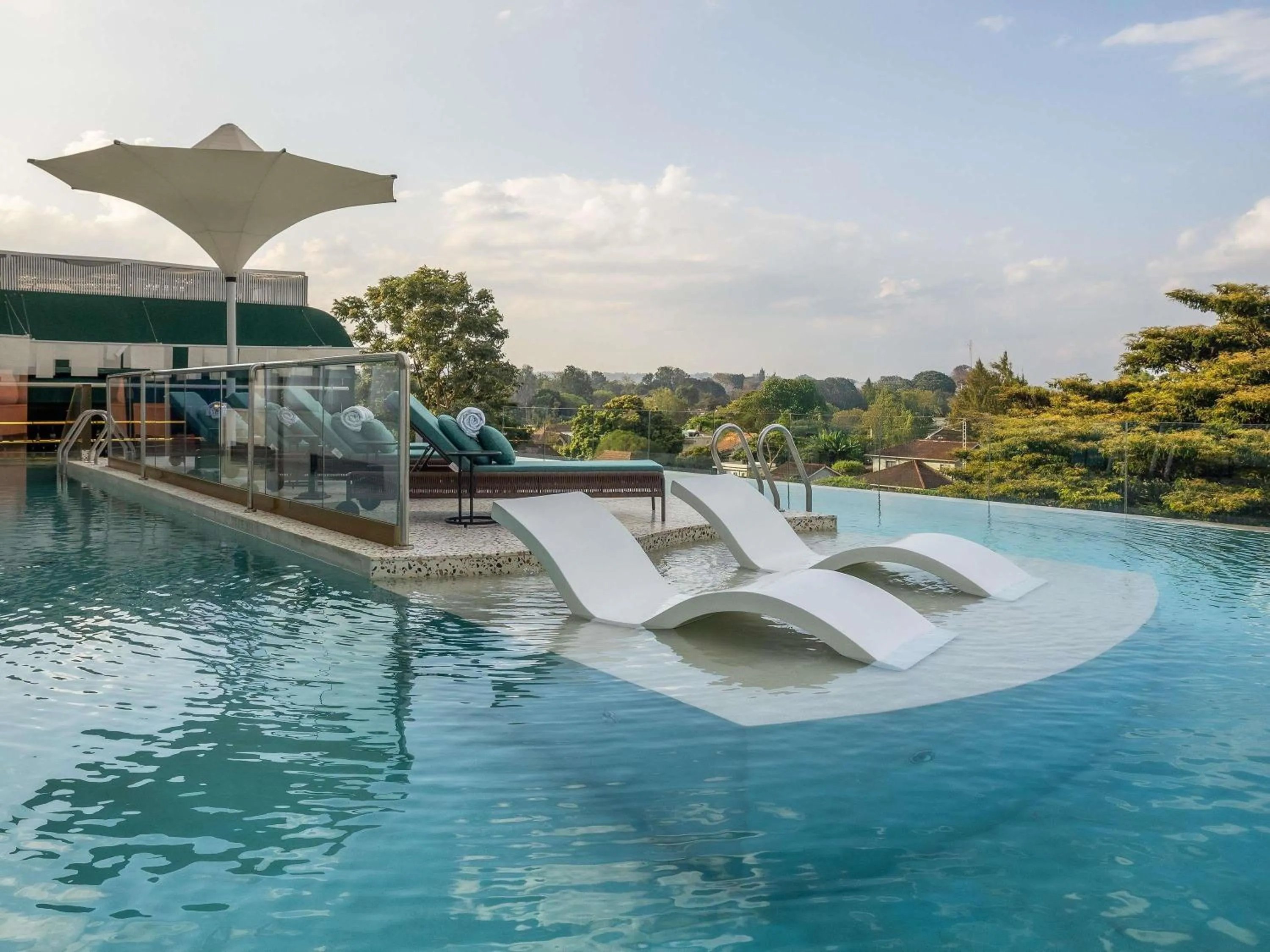 Pool view in Gem Forest Hotel Nairobi - MGallery Collection