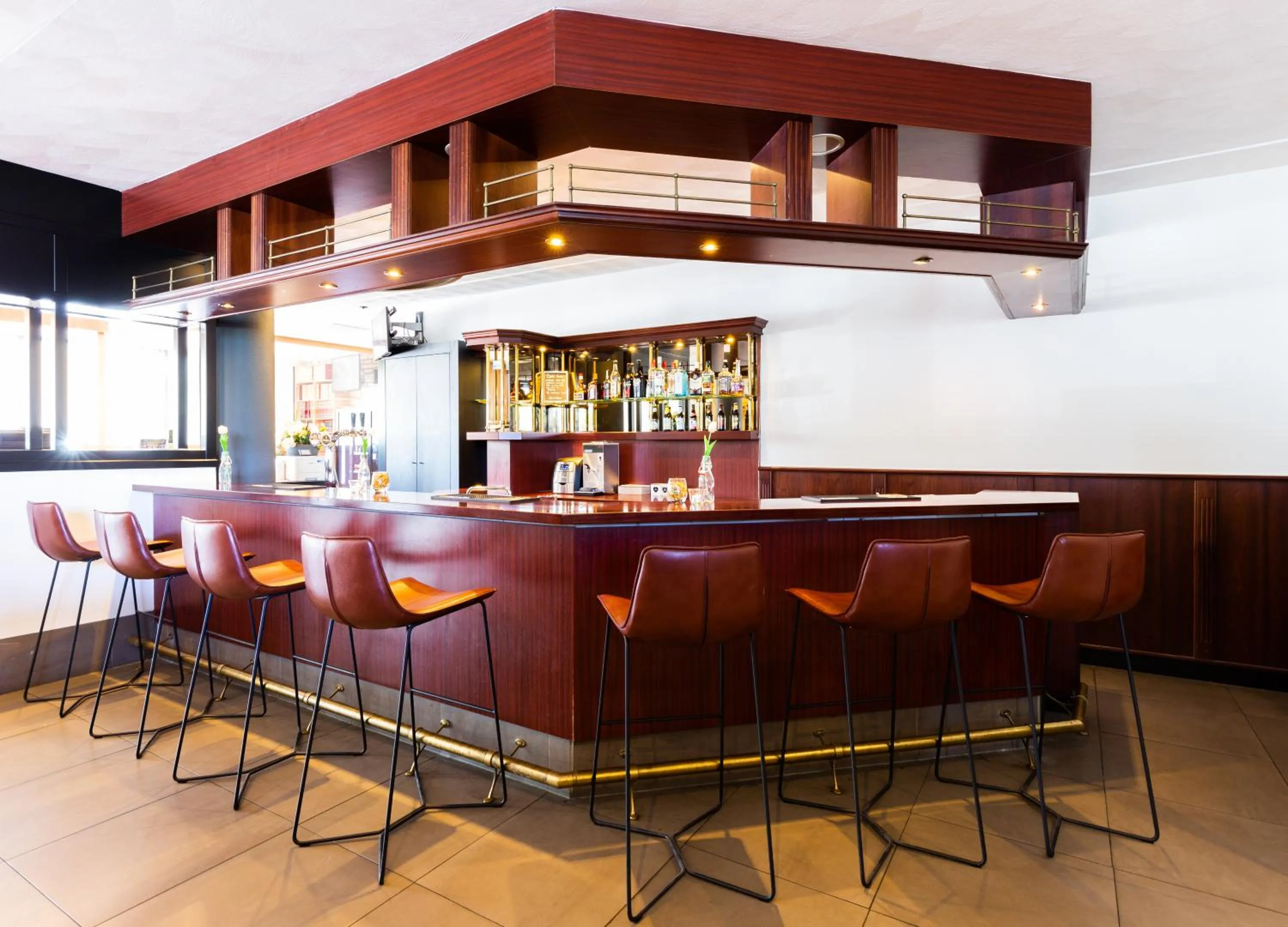 Lounge or bar in Bastion Hotel Rotterdam Alexander