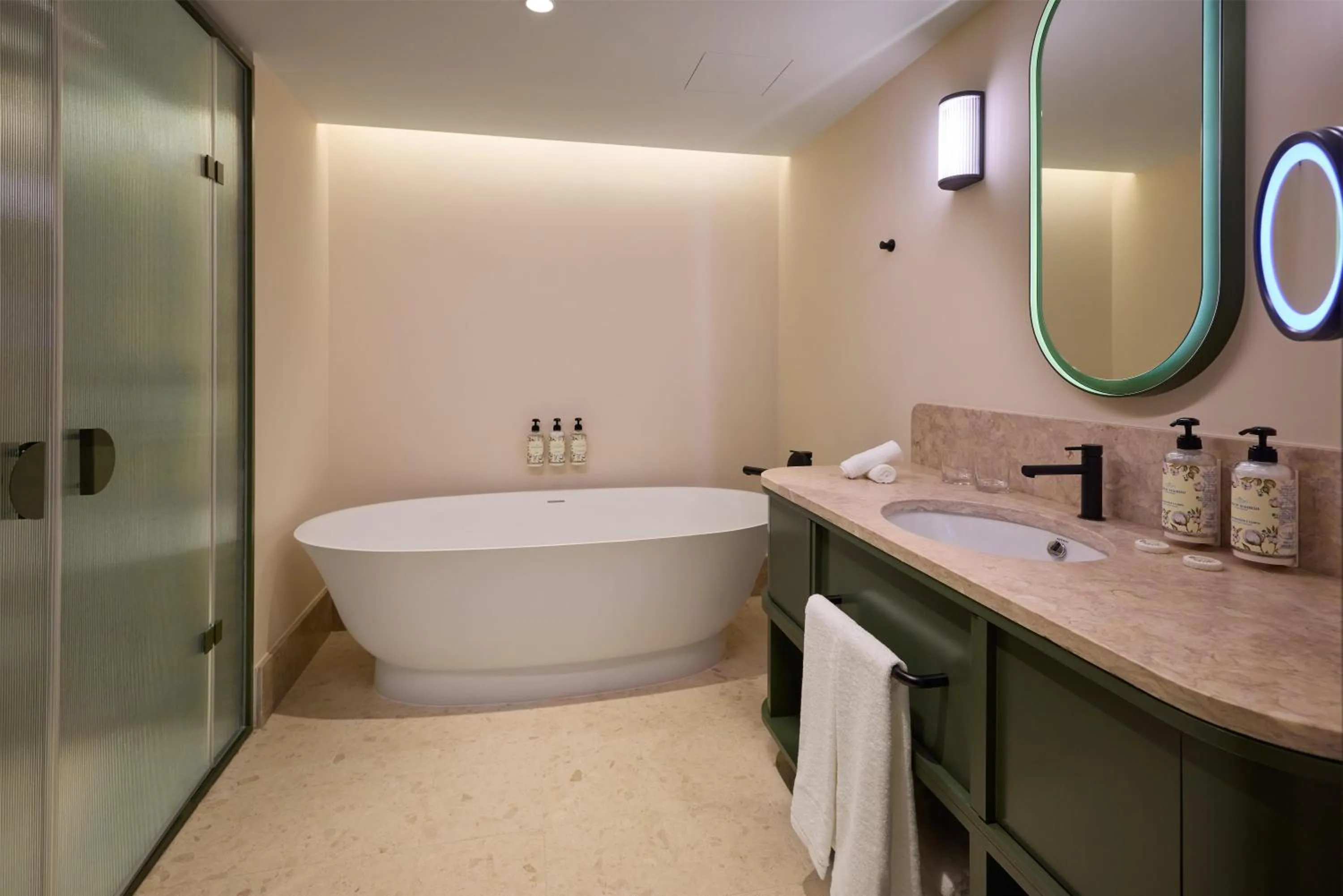 Bathroom in DUO Hotel Lisbon, Curio Collection by Hilton