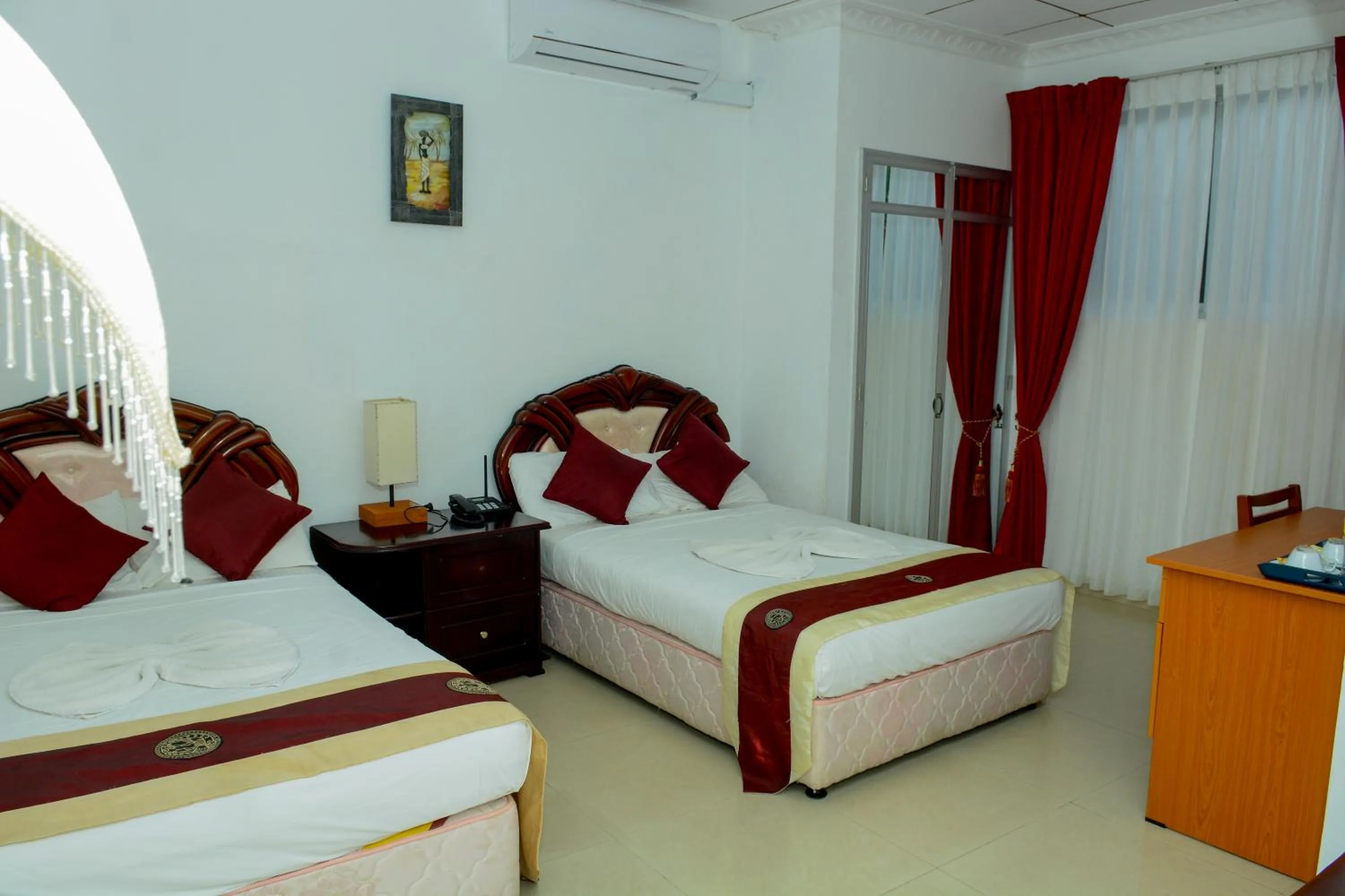 Bed in Villa Hotel