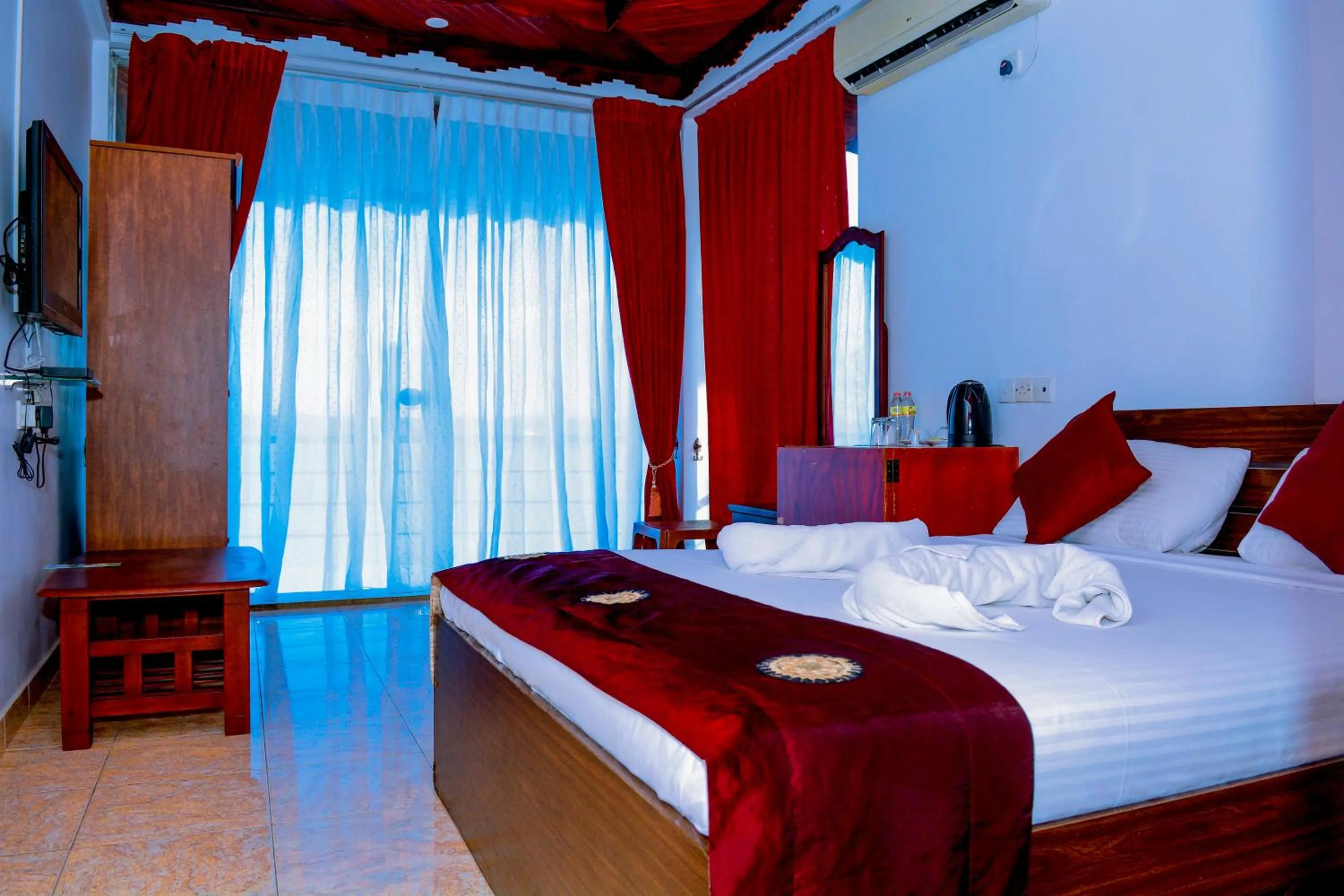 Bed in Villa Hotel