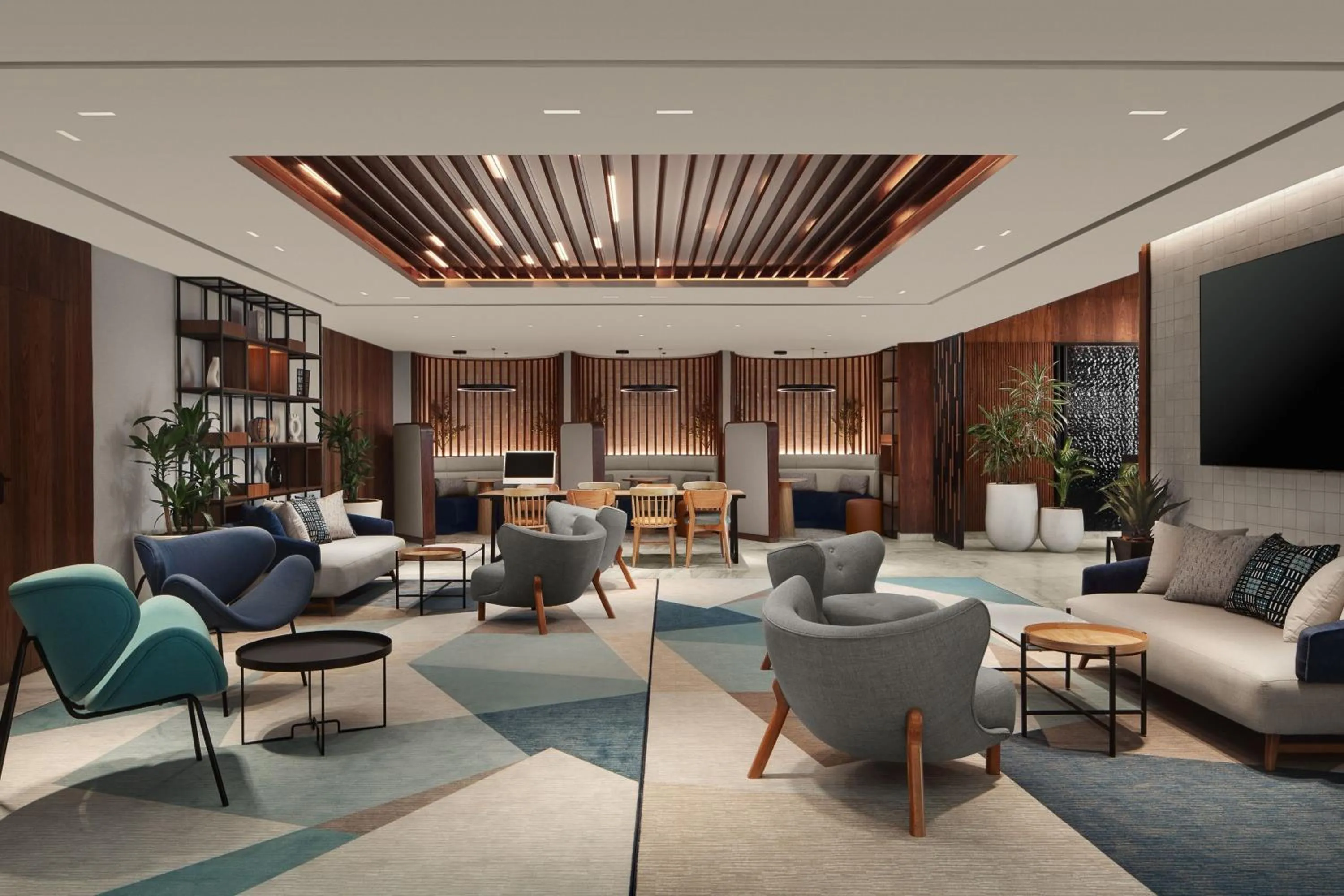 Lobby or reception in Courtyard by Marriott Casablanca Downtown