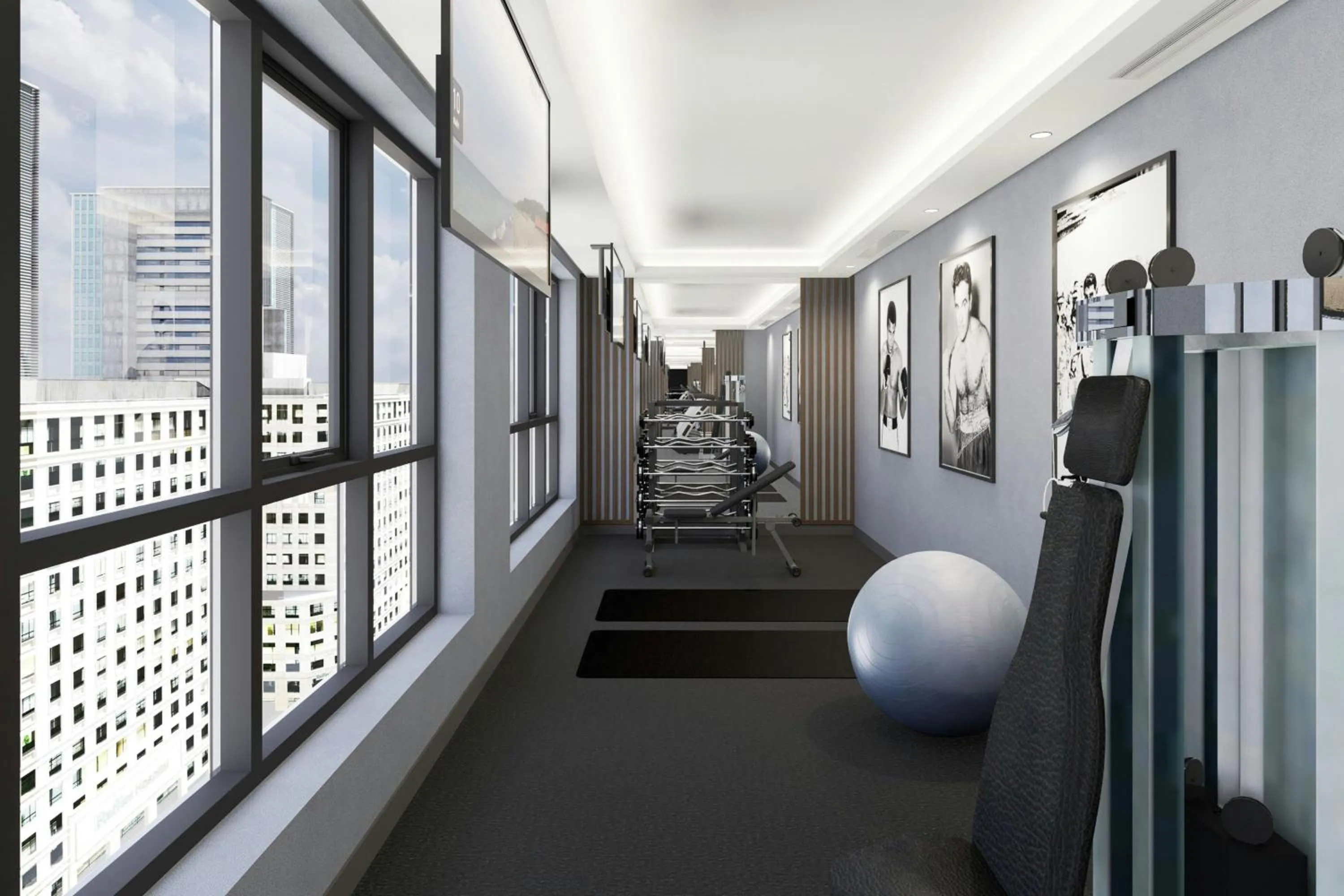 Fitness centre/facilities in Courtyard by Marriott Casablanca Downtown