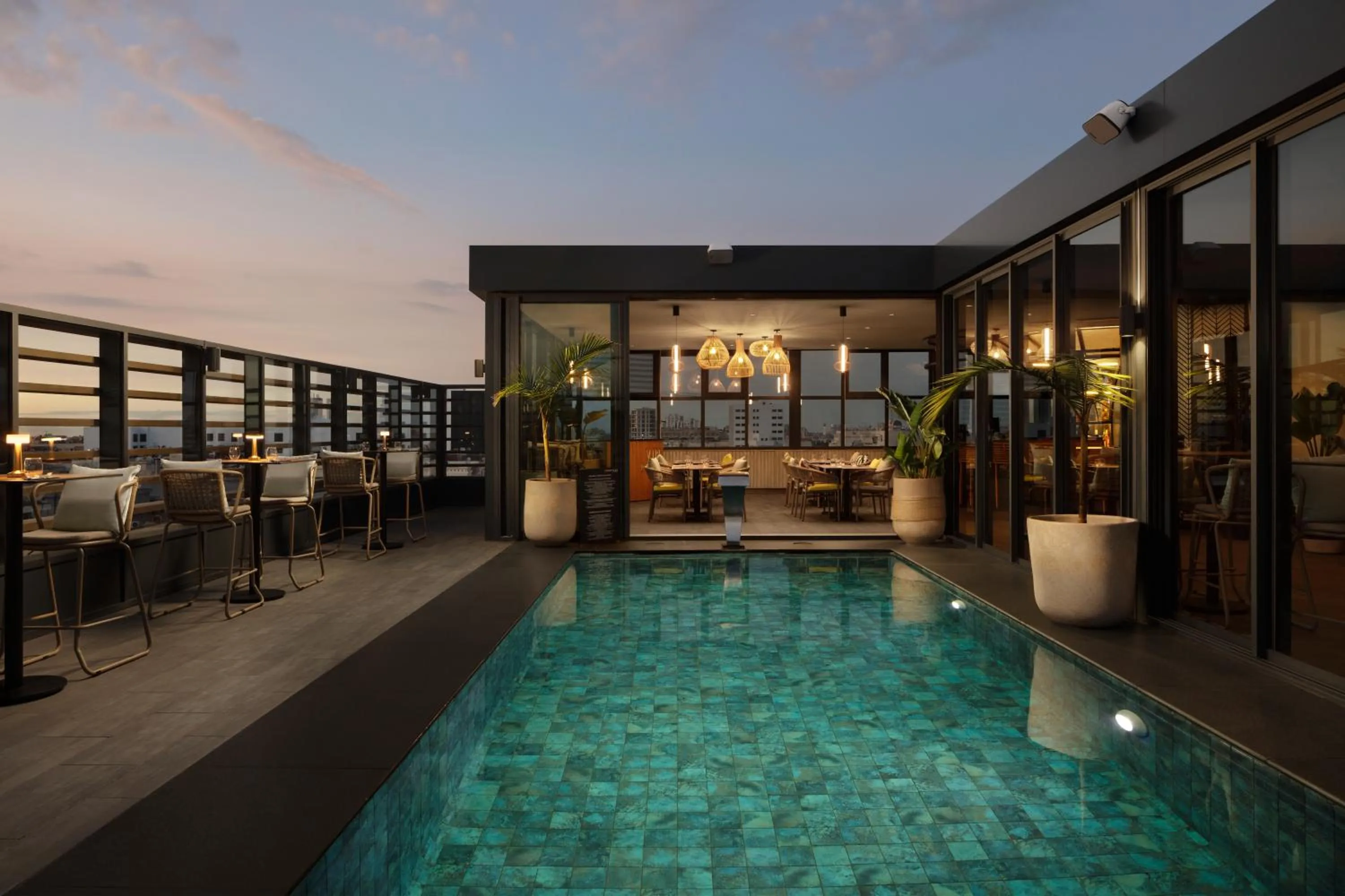 Patio in Courtyard by Marriott Casablanca Downtown