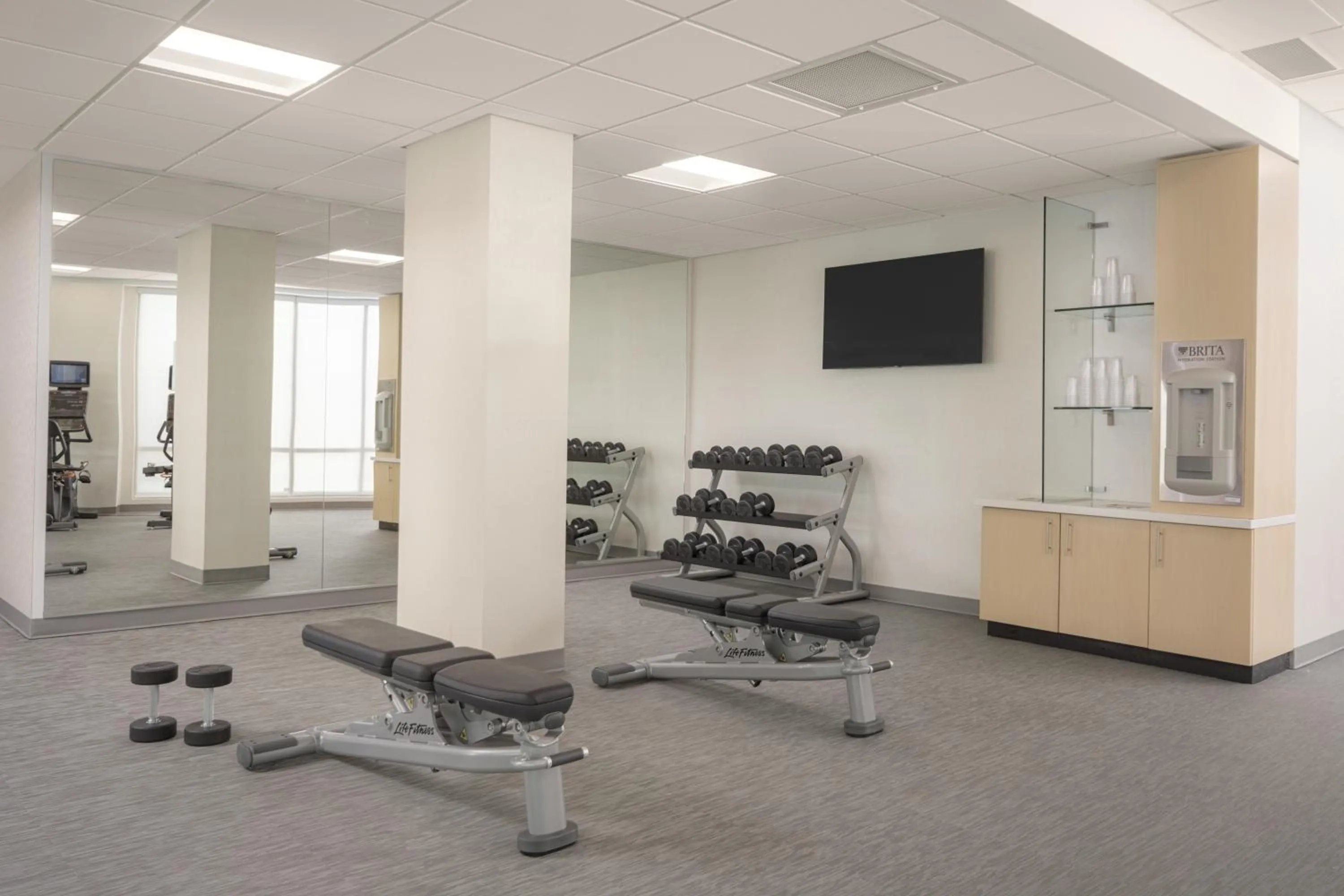 Fitness centre/facilities in SpringHill Suites by Marriott Tampa Downtown